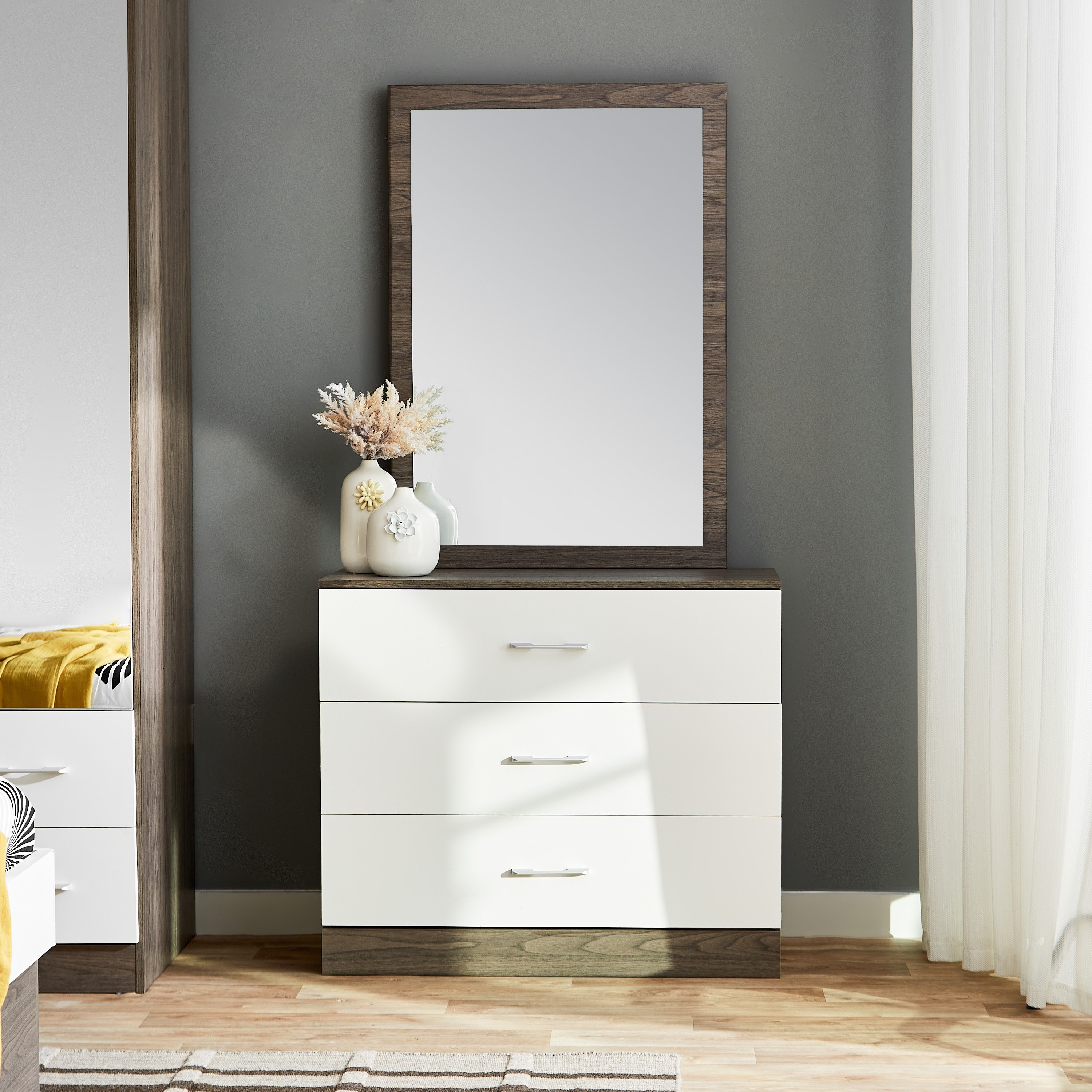 مرآة دون طاولة تزيين من زيجنا-hbxfurniture-kidsroom-kidsdressersandmirrors-image-1