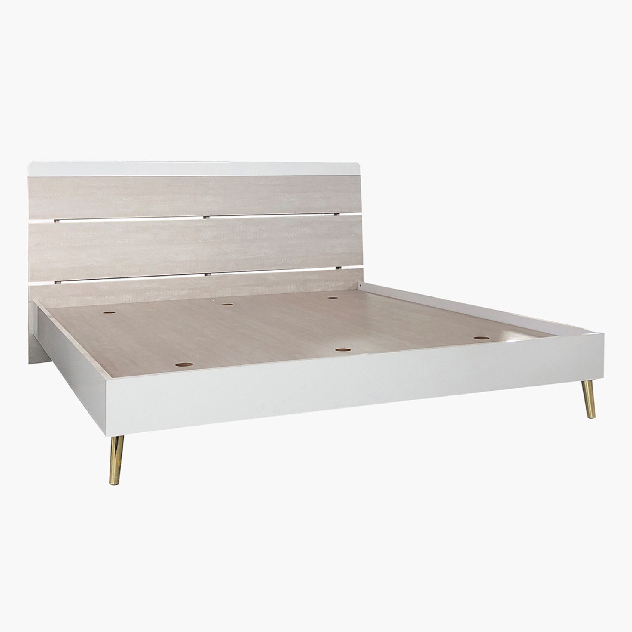 طقم غرفة نوم كينج فائقة اللمعان 5 قطع من إيلا - 180x200 سم-hbxbedroom-bedsandbedsets-bedroomsets-king-image-2
