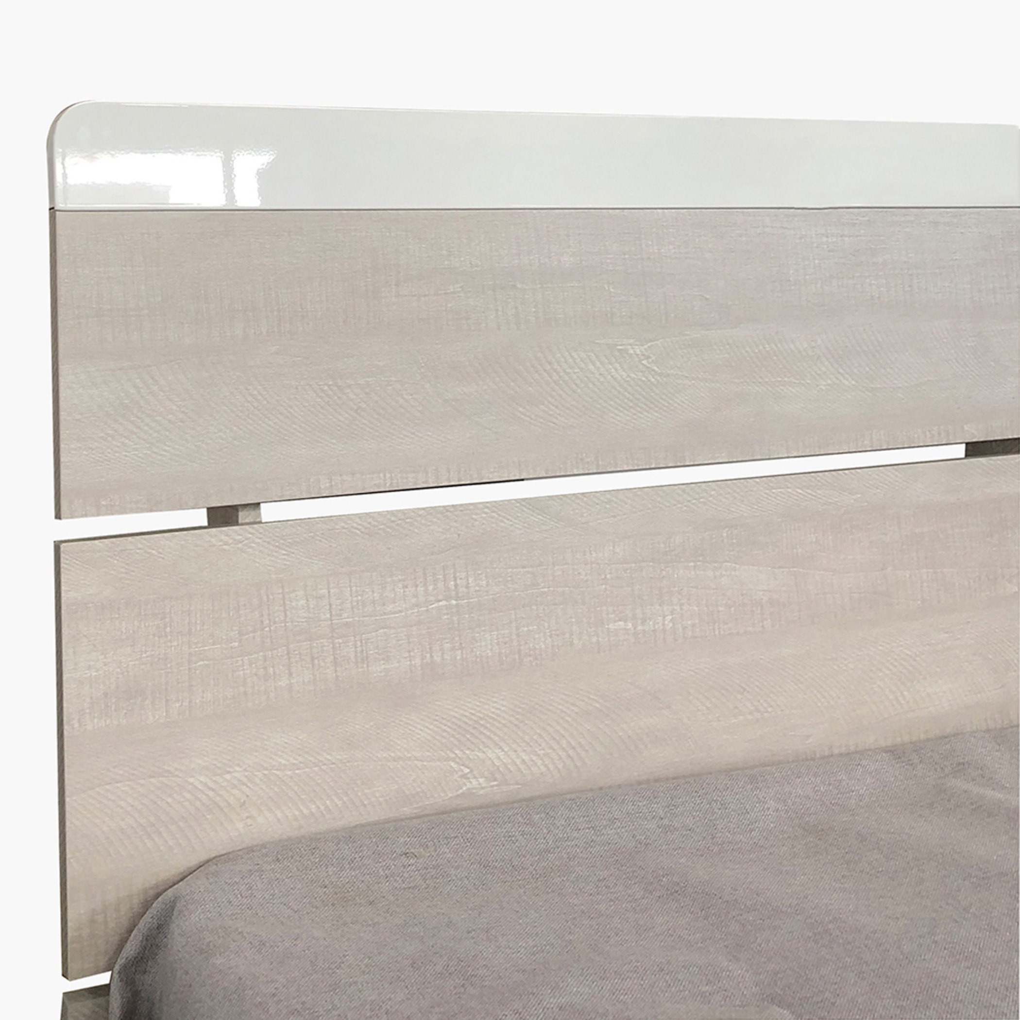طقم غرفة نوم كينج فائقة اللمعان 5 قطع من إيلا - 180x200 سم-hbxbedroom-bedsandbedsets-bedroomsets-king-image-5