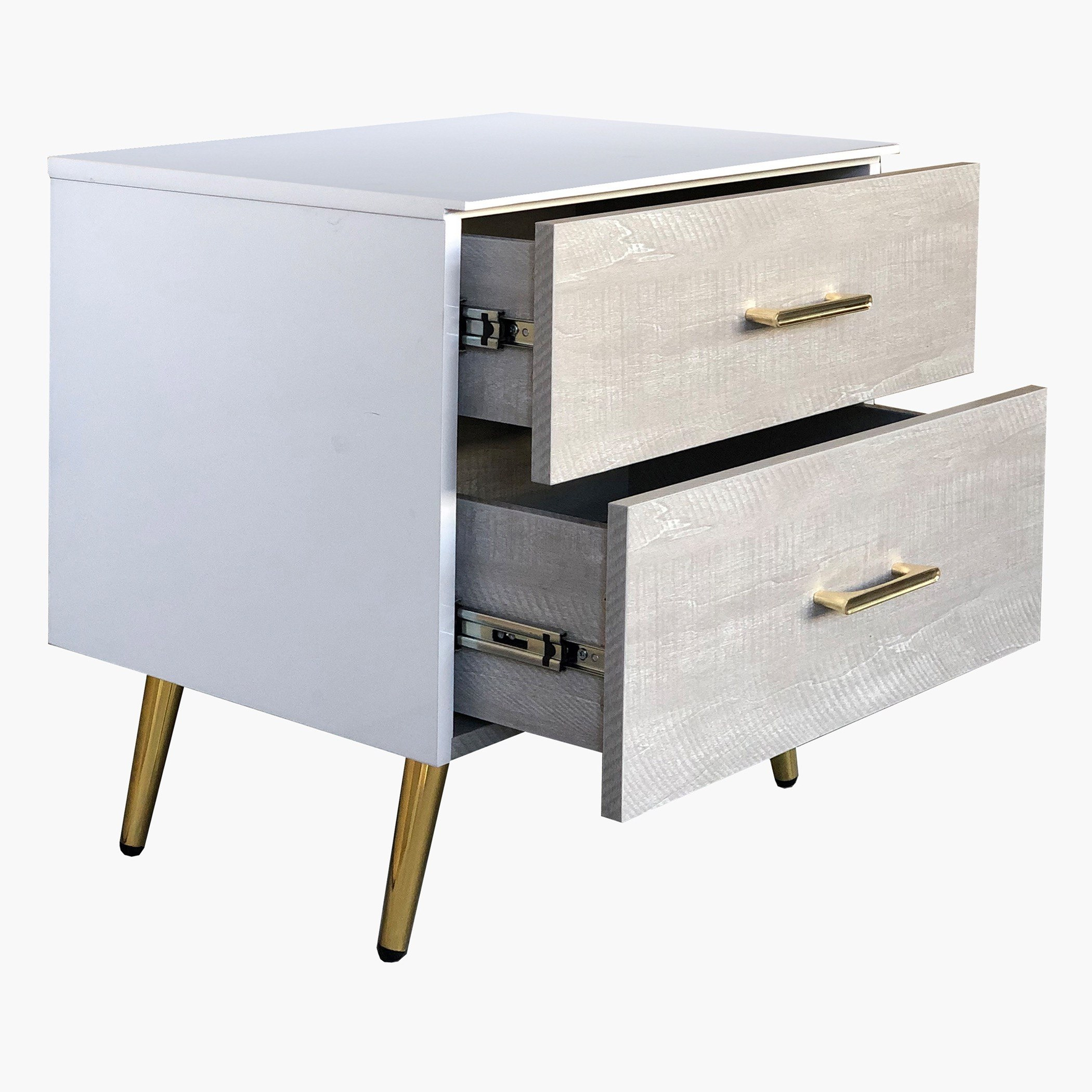 طقم غرفة نوم كينج فائقة اللمعان 5 قطع من إيلا - 180x200 سم-hbxbedroom-bedsandbedsets-bedroomsets-king-image-10