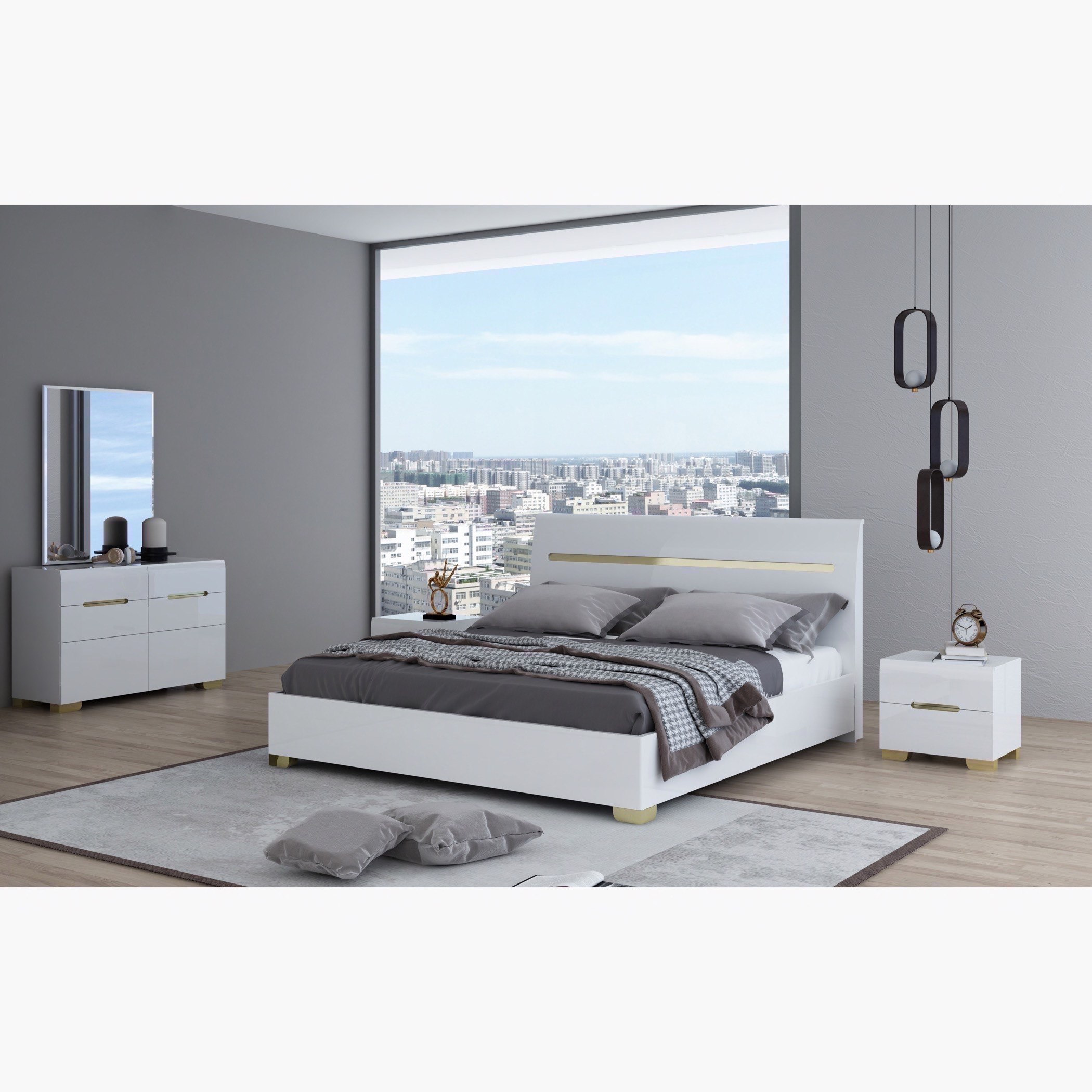 طقم غرفة نوم كينج 5 قطع من أنديز - 180x200 سم-hbxbedroom-bedsandbedsets-bedroomsets-king-image-1
