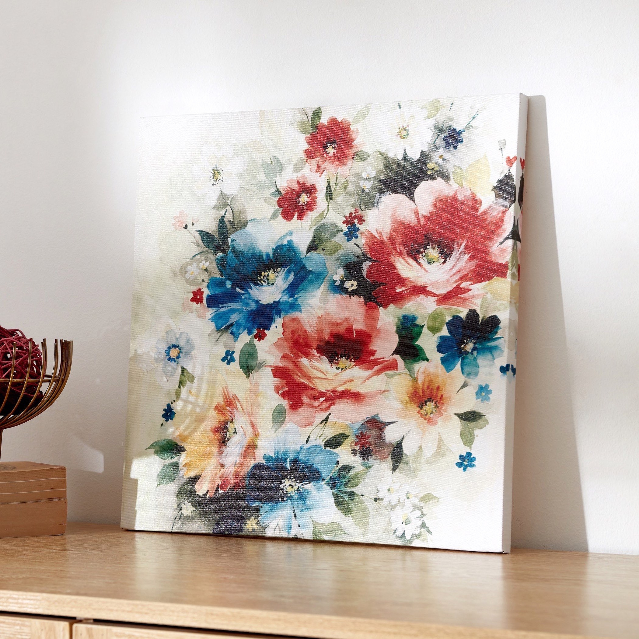 لوحة كانفاس مؤطّرة بطبعات أزهار من إلمر - 40x2x40 سم-PROMO_HB_AE_B1G1_250925-image-2