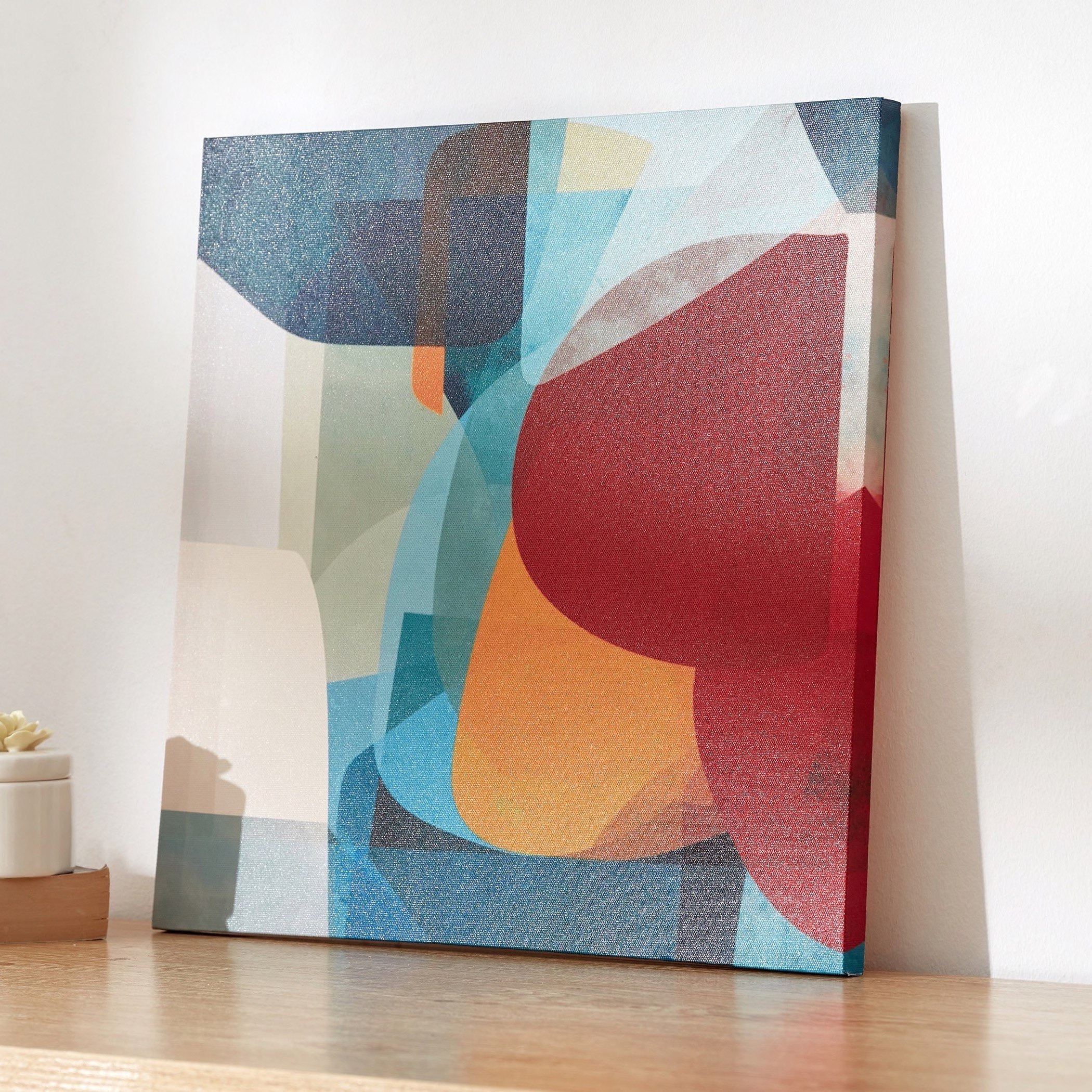 لوحة كانفاس مؤطّرة بطبعات تجريدية من إلمر - 40x2x40 سم-hbxhomeware-hbxdecorandfurnishings-image-2