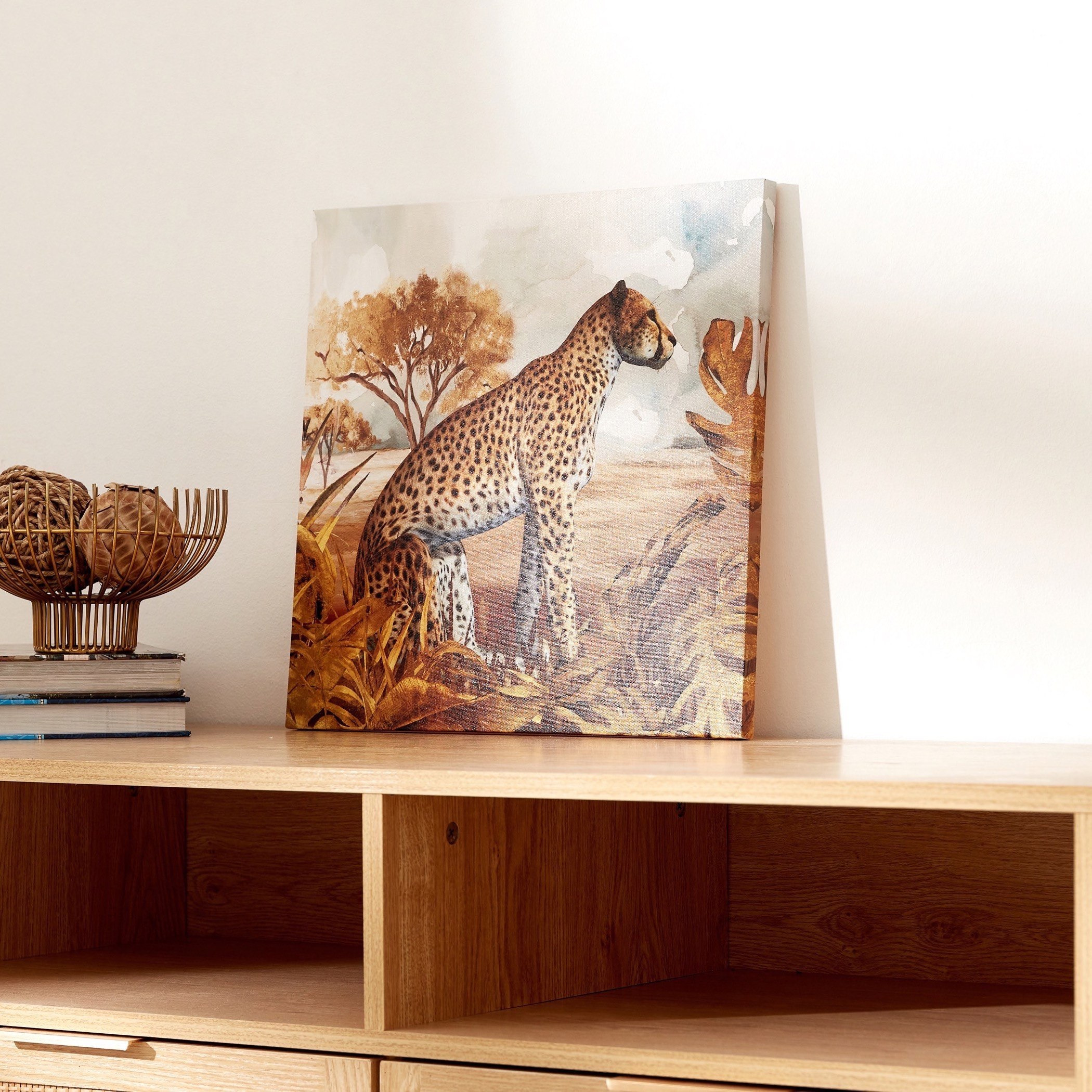لوحة كانفاس مؤطّرة بطبعات فهد من إلمر - 40x2x40 سم-PROMO_HB_AE_B1G1_250925-image-2