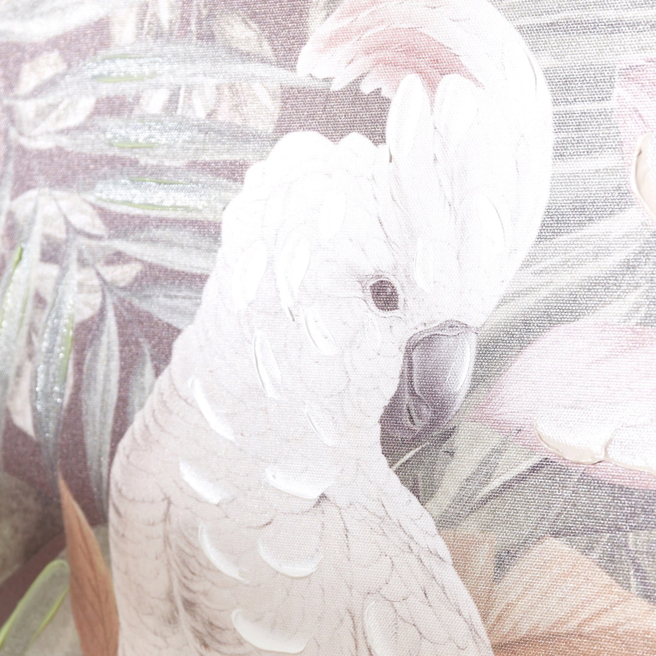 لوحة مؤطرة مرسومة يدويا بطبعات ببغاء من نيلا - 50x2x50 سم-PROMO_HB_AE_B1G1_250925-image-3