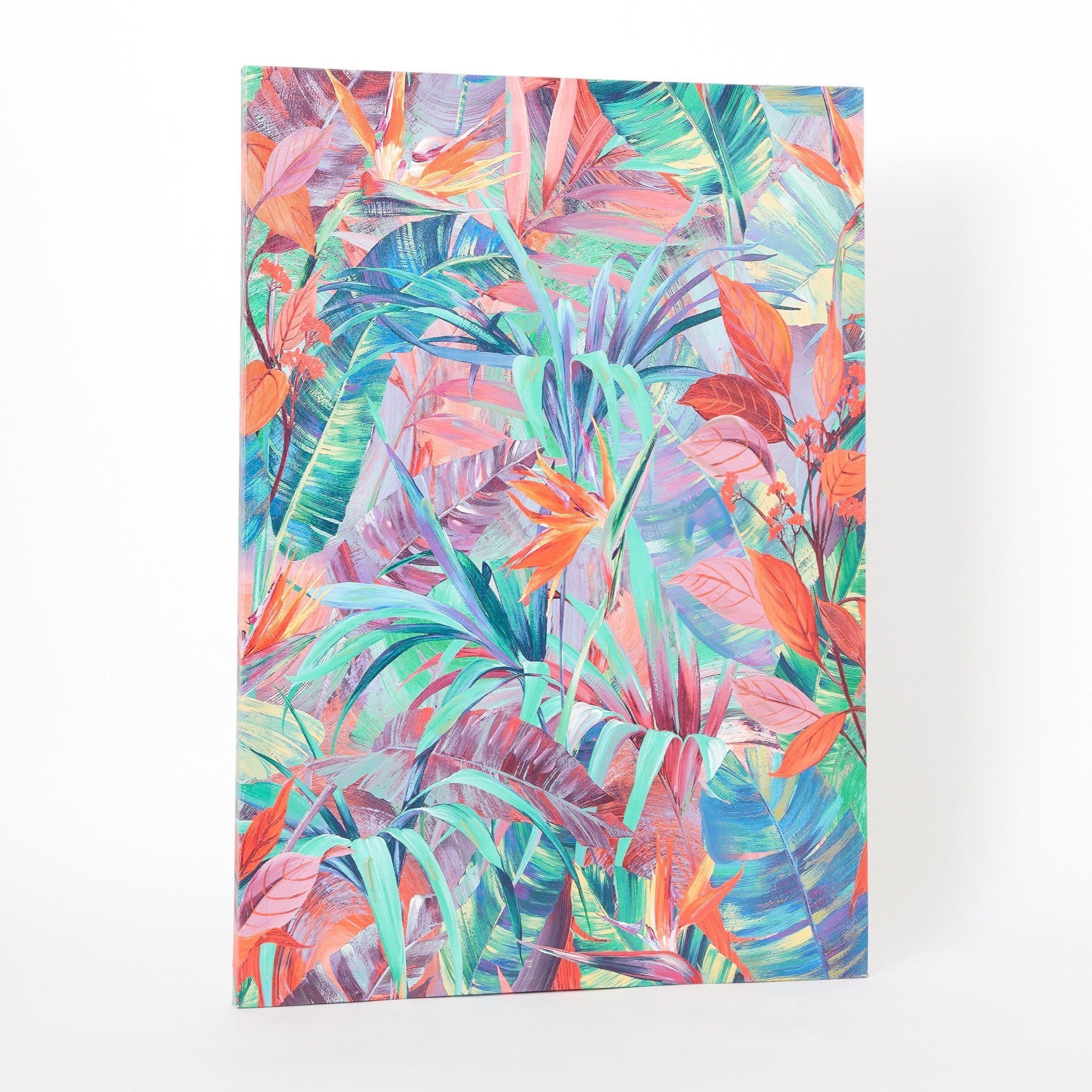 لوحة مؤطرة مرسومة يدويا بطبعات أزهار وأوراق شجر من نيلا - 50x2x70  سم-hbxhomeware-hbxdecorandfurnishings-image-5