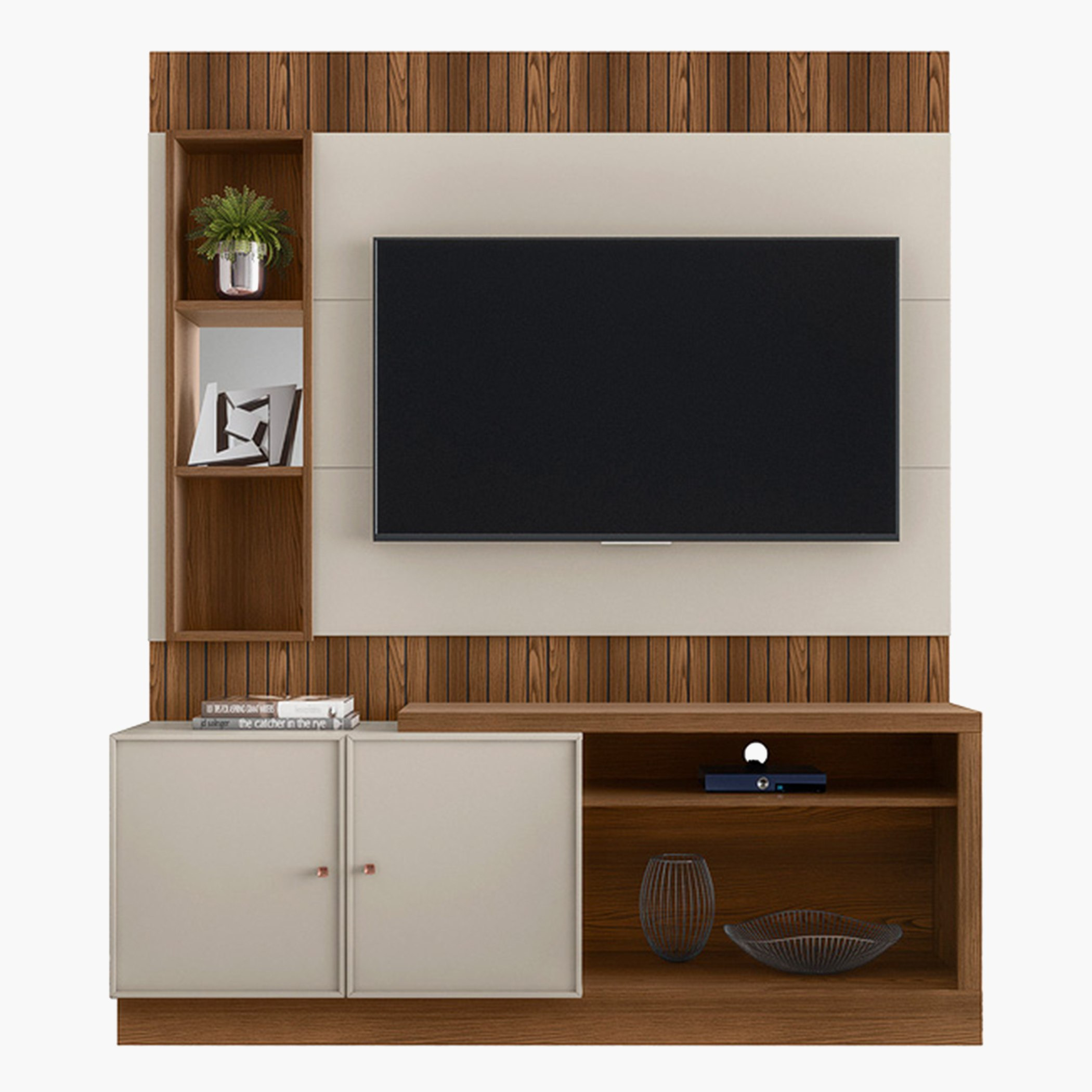 وحدة حائط للتلفاز حتى 55 بوصة من والثام-hbxlivingroom-mediaunitsandstorage-wallunits-image-2