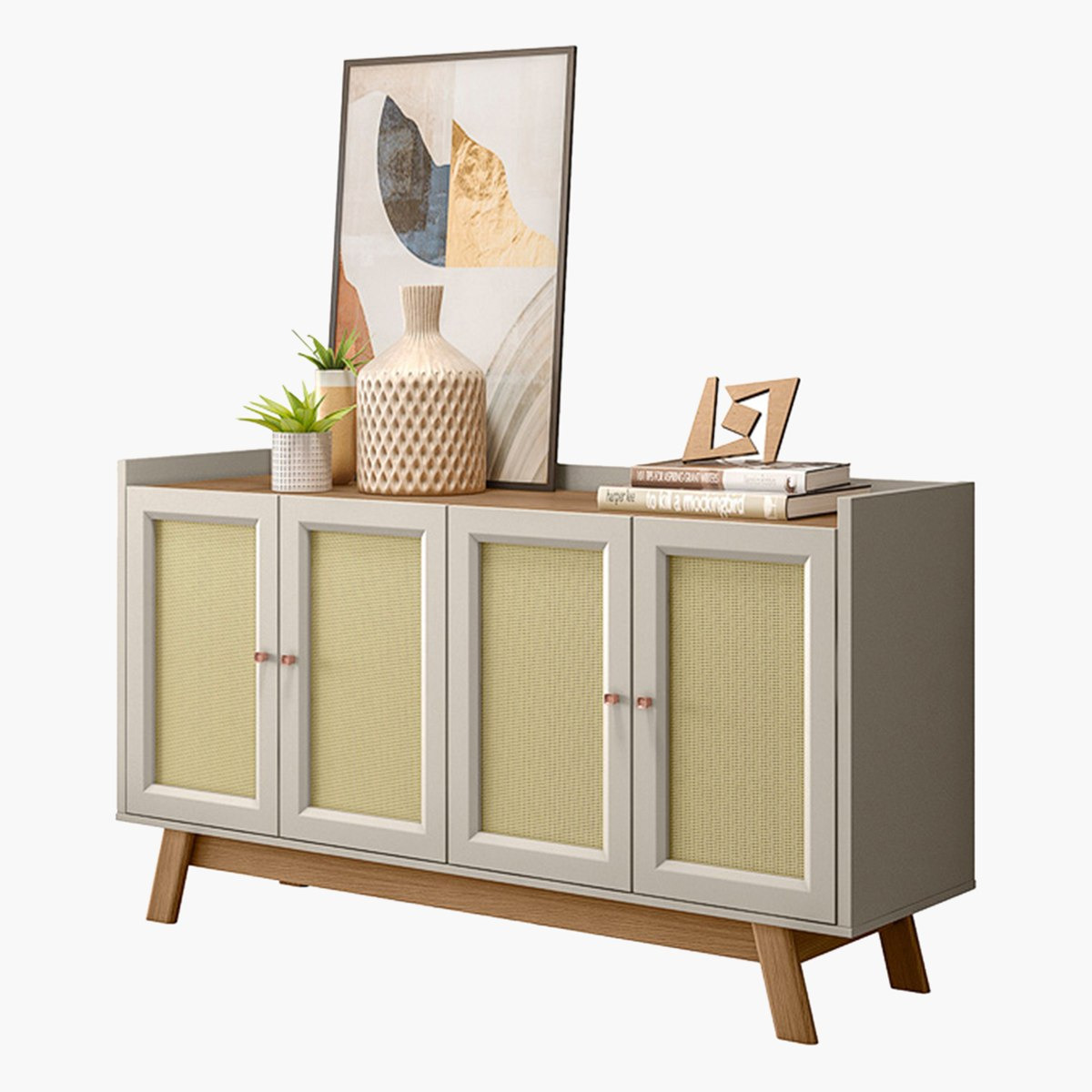 خزانة جانبية بـ4 أبواب من لازيو-hbxfurniture-diningroom-buffetsandsideboards-image-3