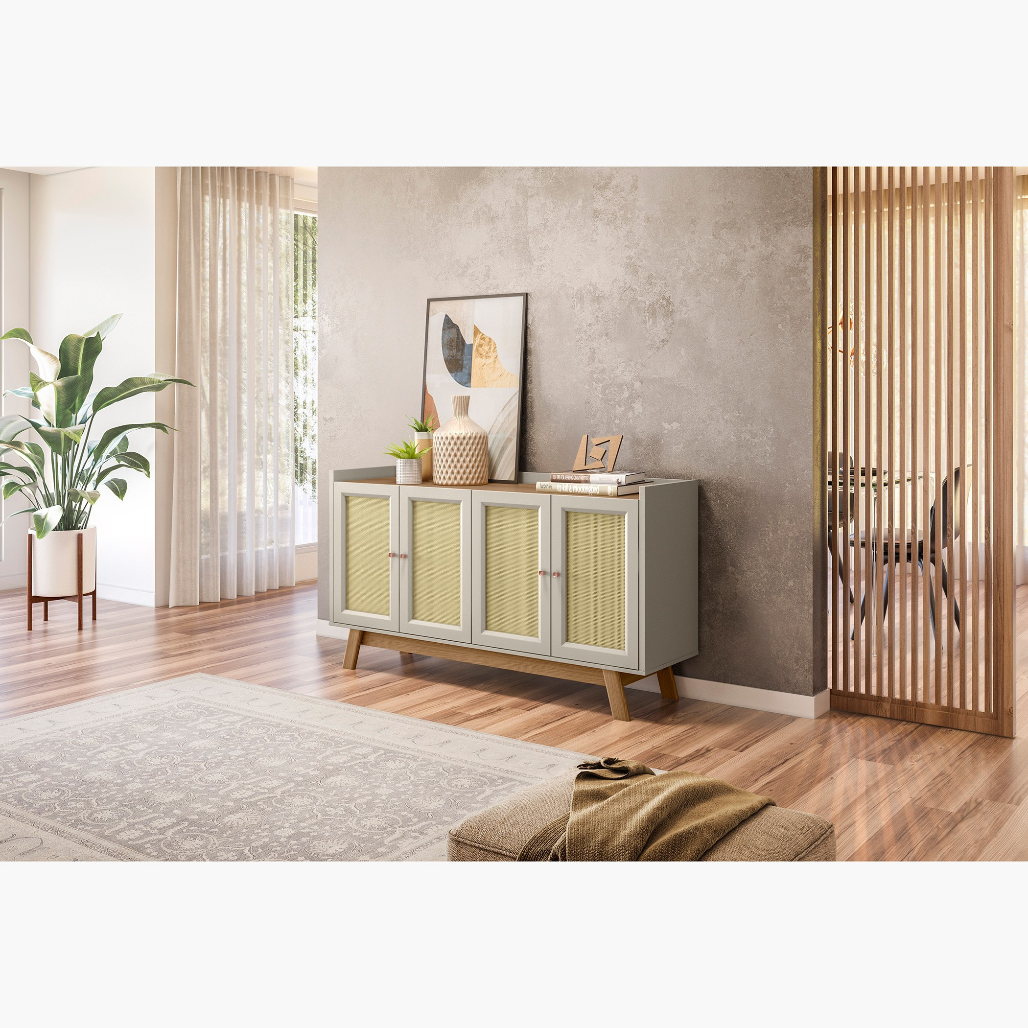 خزانة جانبية بـ4 أبواب من لازيو-hbxfurniture-diningroom-buffetsandsideboards-image-6