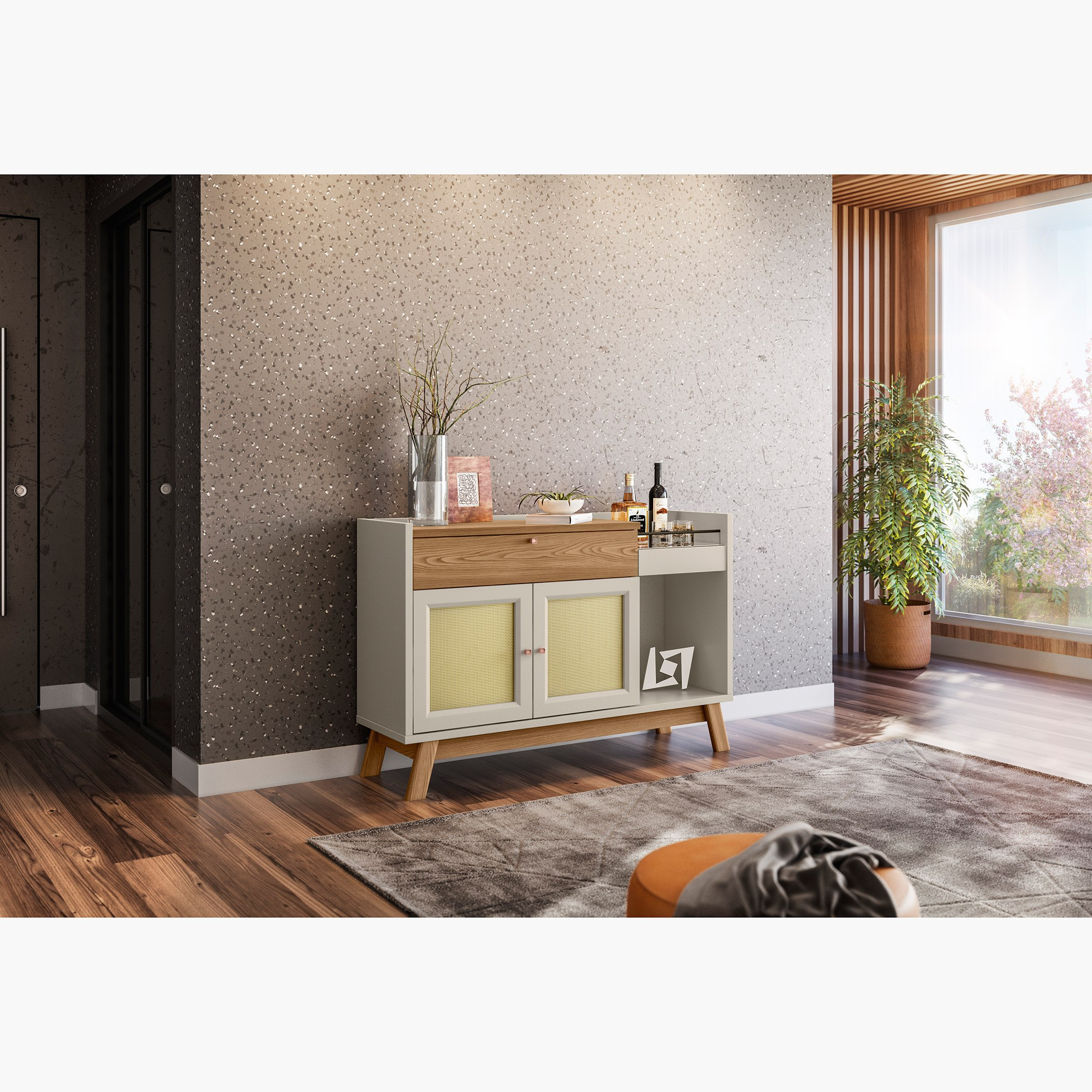 خزانة جانبية بدرج وبابين من مولتون-hbxfurniture-diningroom-buffetsandsideboards-image-5