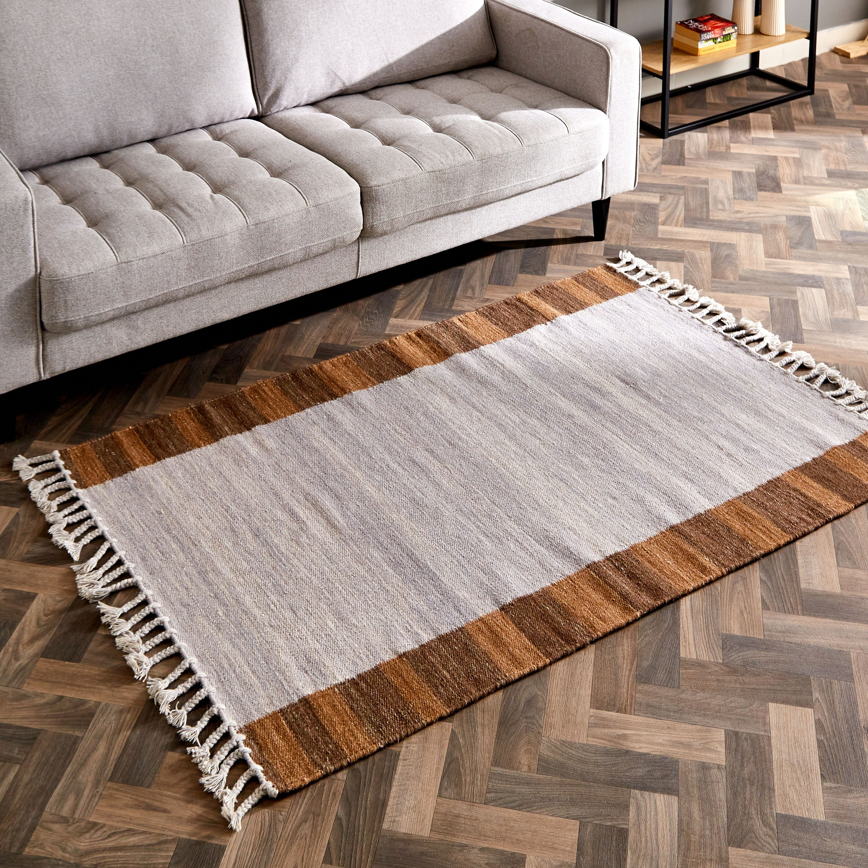سجادة صوف مصنوعة يدويًا من دينالي - 110x160 سم-hbxdecorandfurnishings-floorcoverings-rugs-image-1