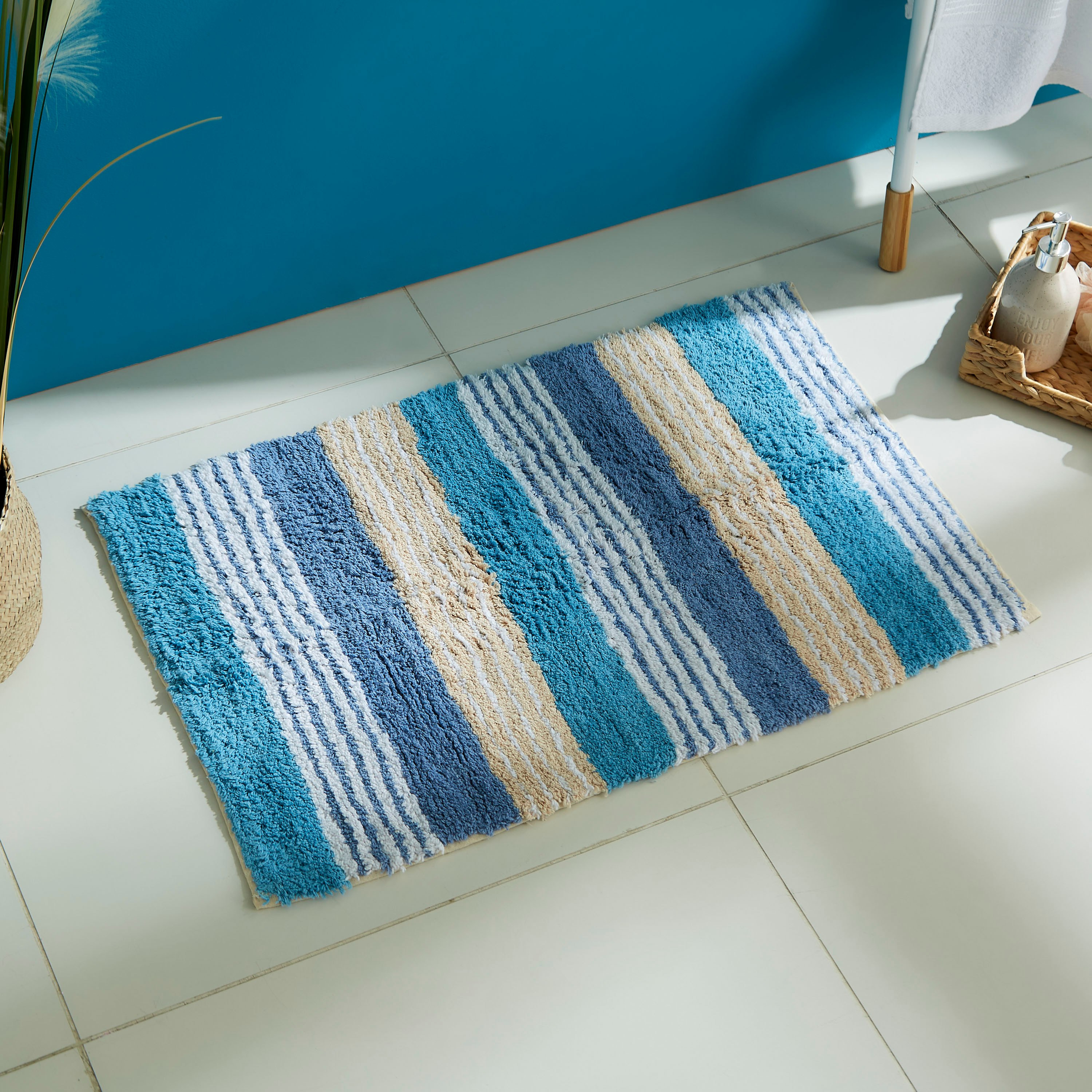 طقم سجادة حمام قطن قطعتين من هاربر- 50x80 سم-hbxbedroom-floorcoverings-bathmats-image-2