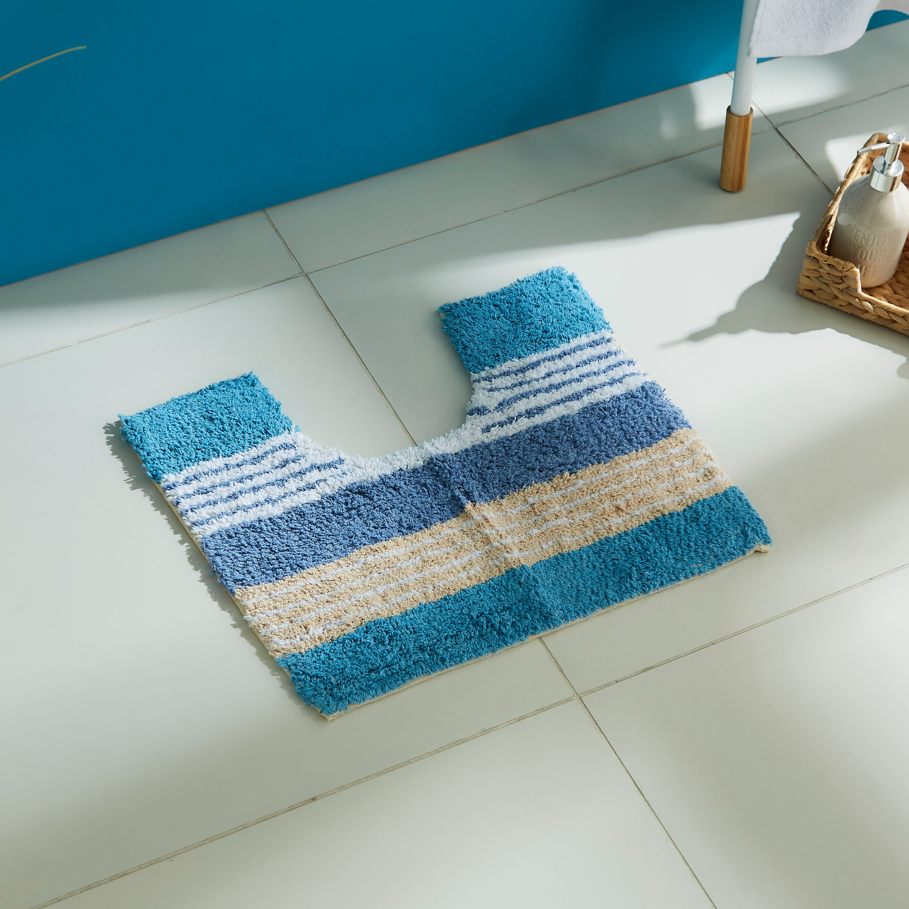 طقم سجادة حمام قطن قطعتين من هاربر- 50x80 سم-hbxbedroom-floorcoverings-bathmats-image-3
