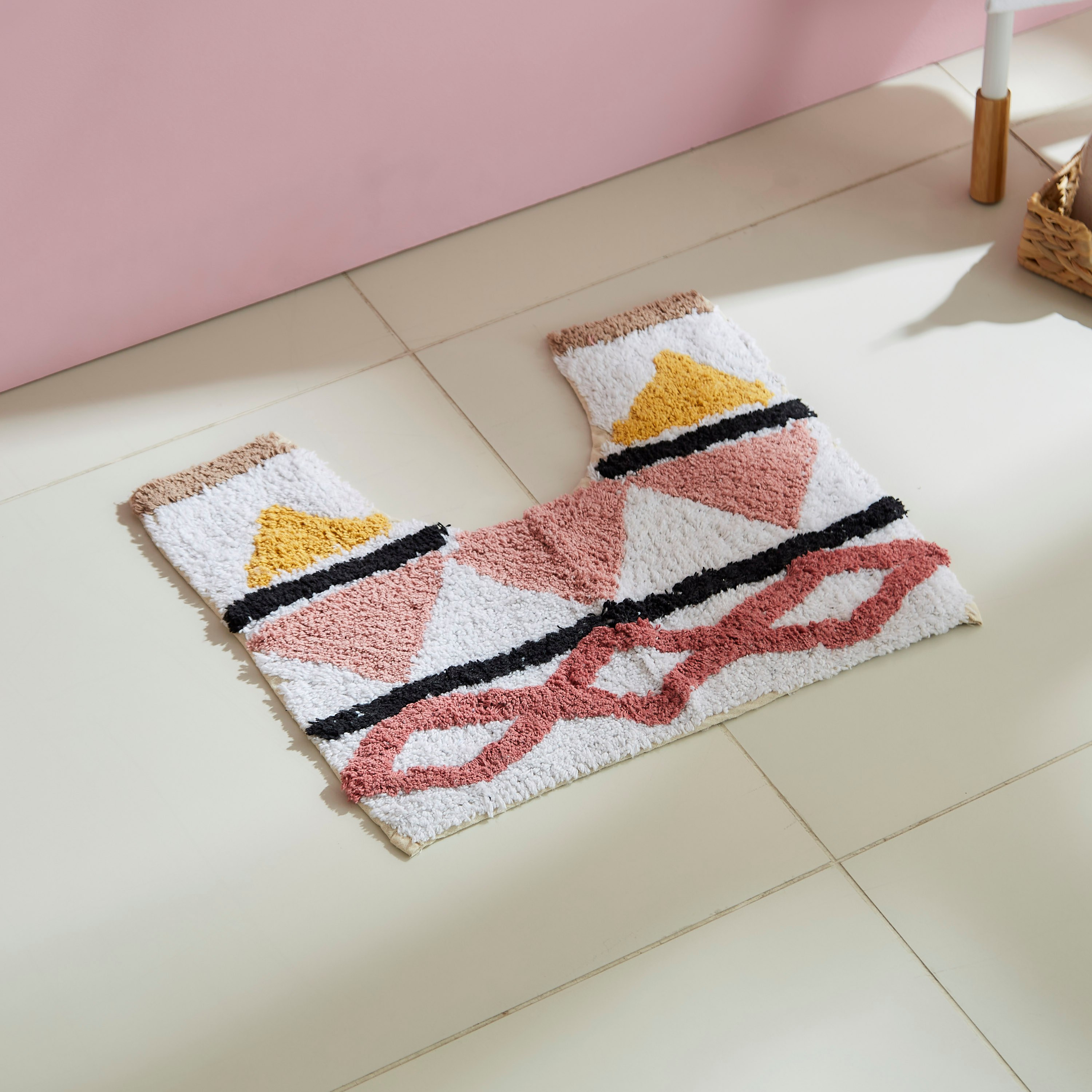طقم سجادة حمام قطن قطعتين من أفا - 50x80 سم-hbxbedroom-floorcoverings-bathmats-image-3