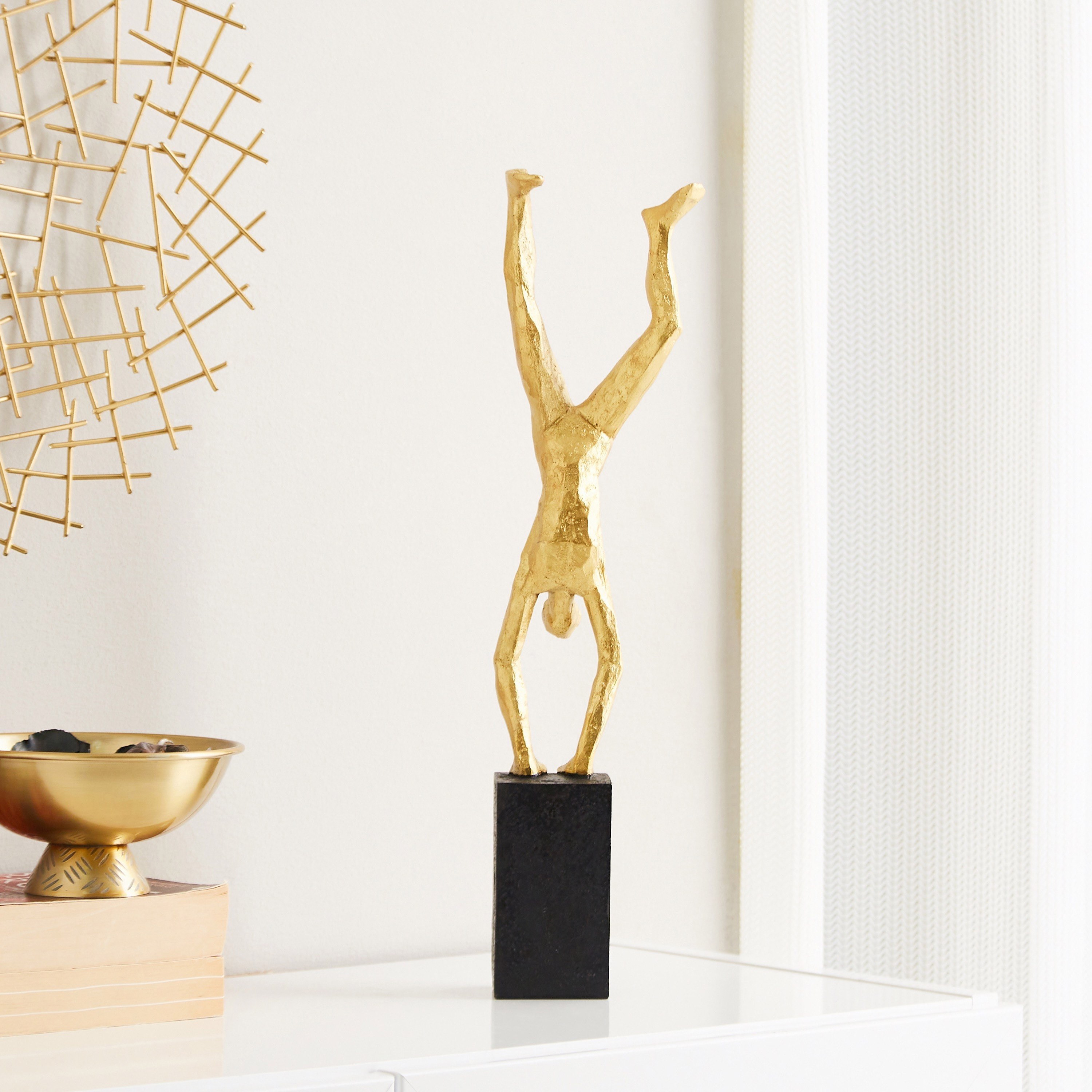 منحوتة أكروبات فردية بوليريسين من إيسلا - 11 × 8 × 41.5 سم-hbxhomeware-homedecor-figurinesandornaments-image-2