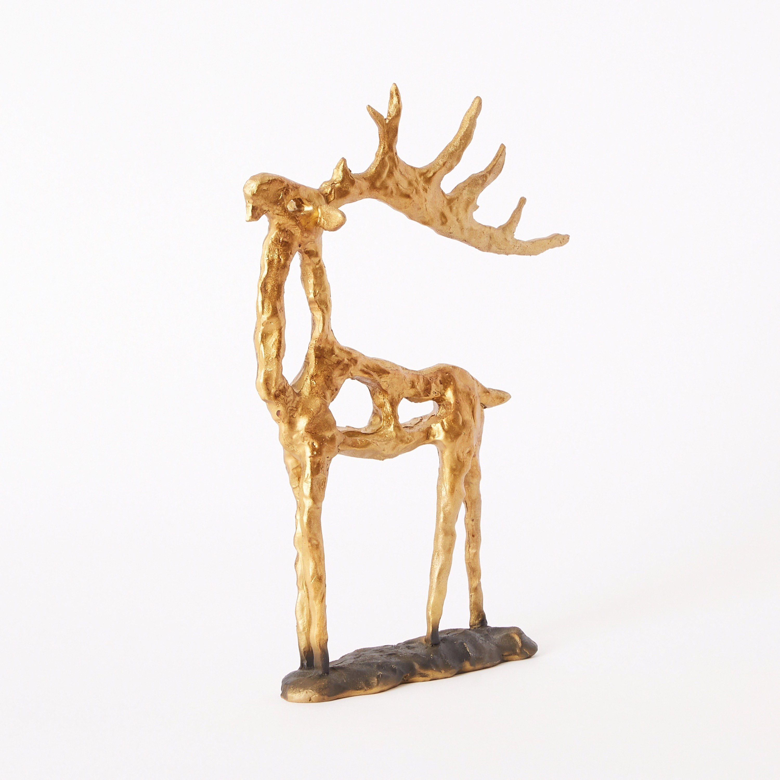 منحوتة قرن الوعل التجريدية من البوليريسين من إيسلا  - 24x5.5x31 سم-hbxhomeware-homedecor-figurinesandornaments-image-5