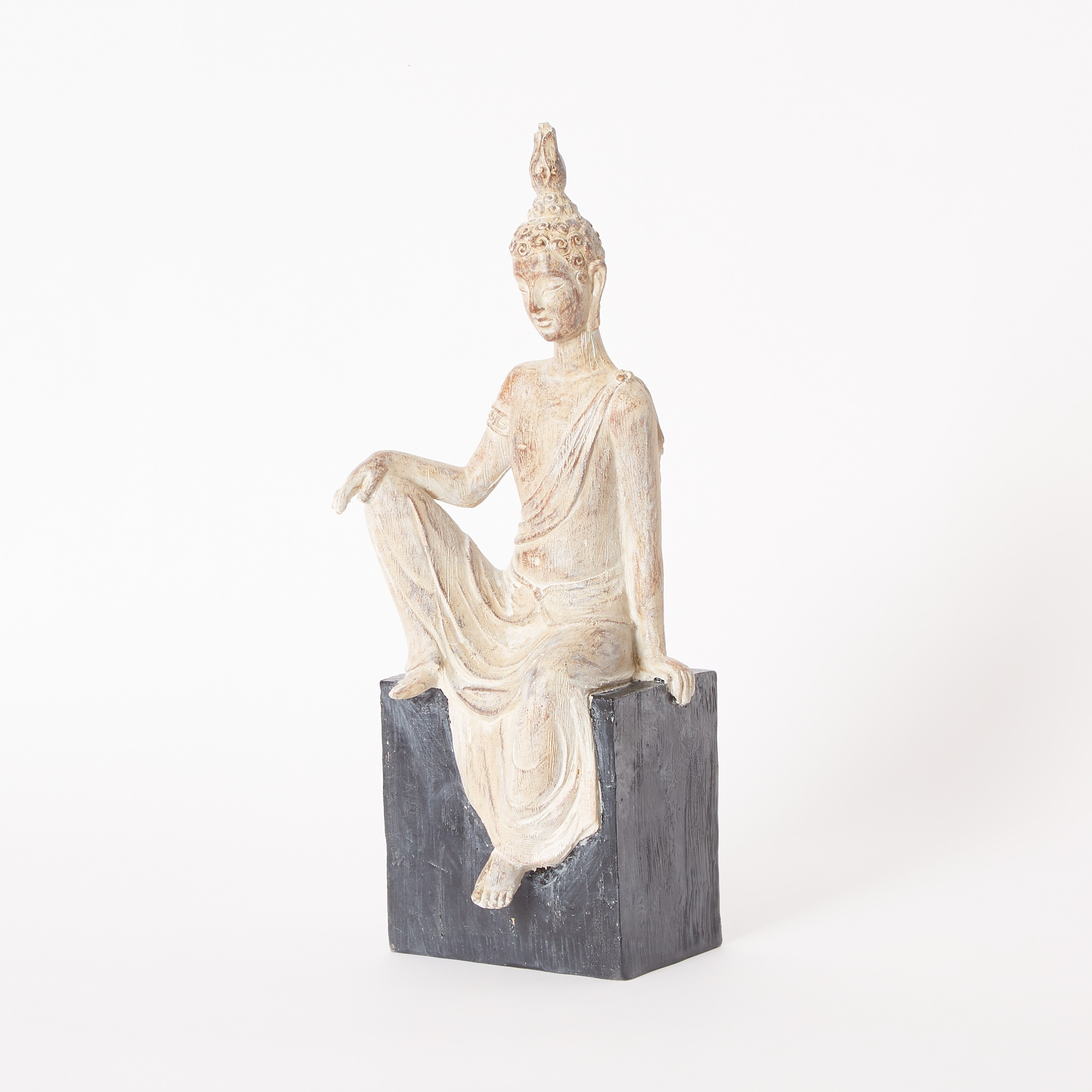 قطعة ديكور بوليريسين بتصميم بوذا من إيسلا - 16x12.5x38.5 سم-hbxhomeware-homedecor-figurinesandornaments-image-5