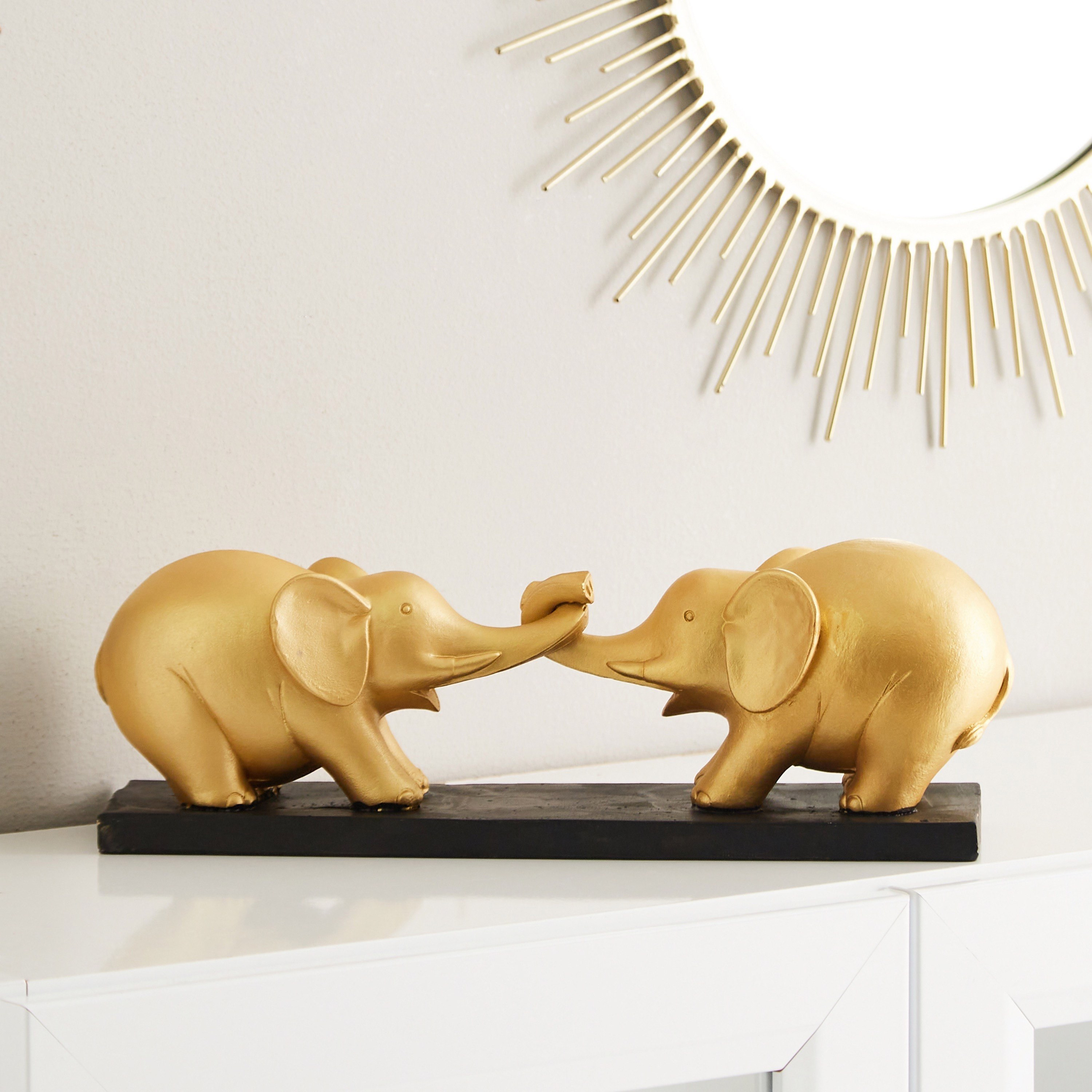 Isla Polyresin Elephant Tug of War - 34x9.5x11.8 cm-hbxhomeware-homedecor-figurinesandornaments-image-2