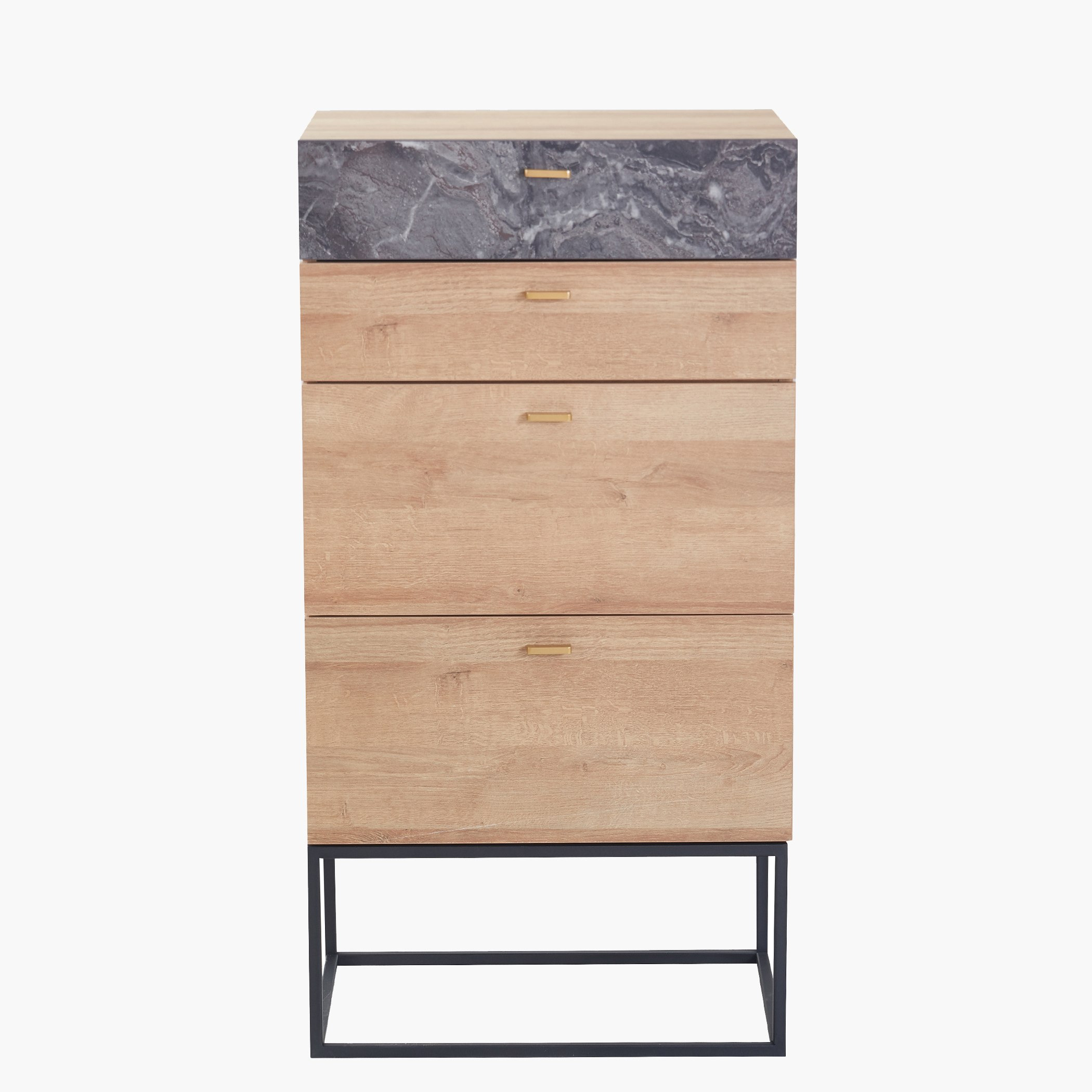 وحدة تخزين بـ 4 أدراج من بالتيمور-hbxfurniture-dressersandchests-chestofdrawers-image-2