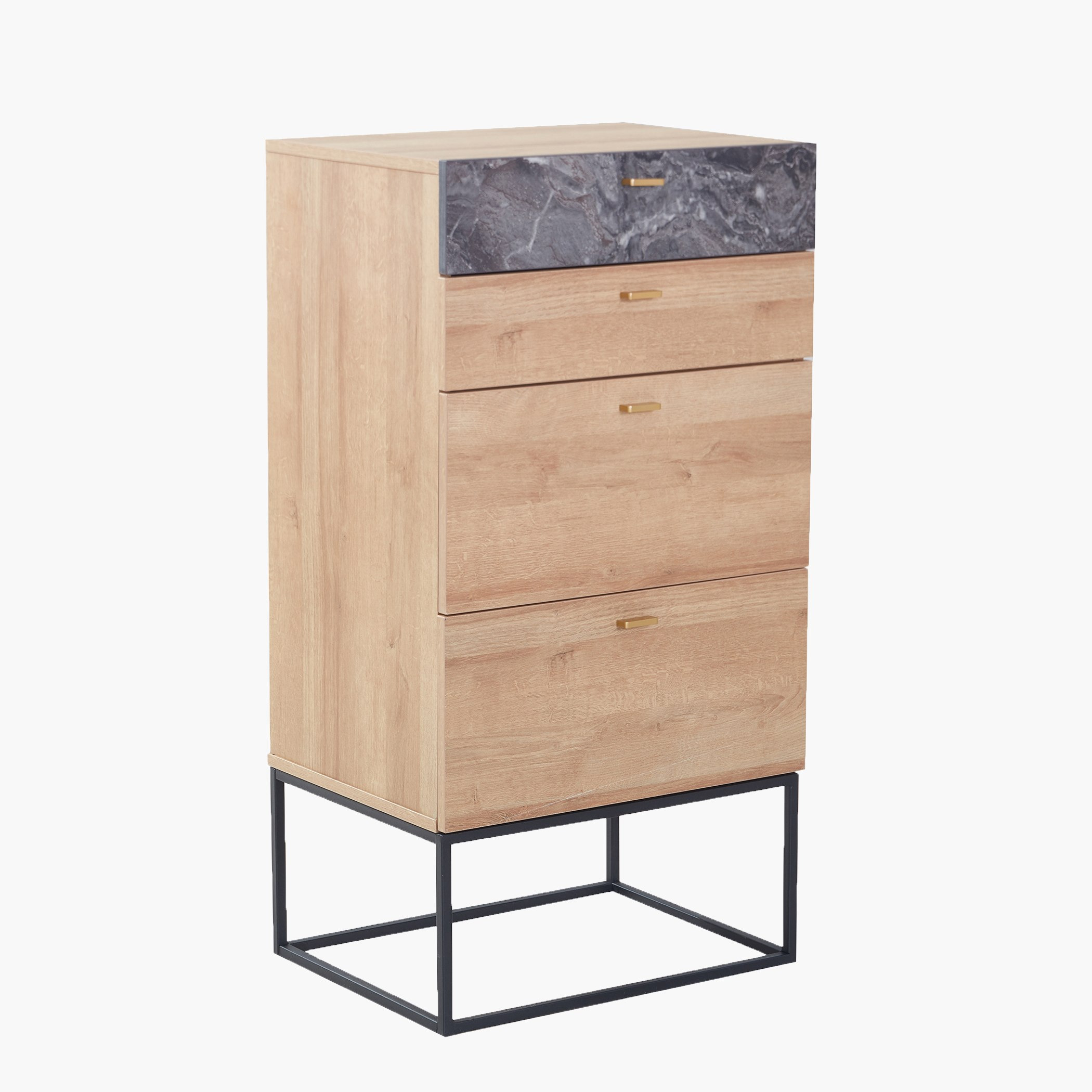 وحدة تخزين بـ 4 أدراج من بالتيمور-hbxfurniture-dressersandchests-chestofdrawers-image-4