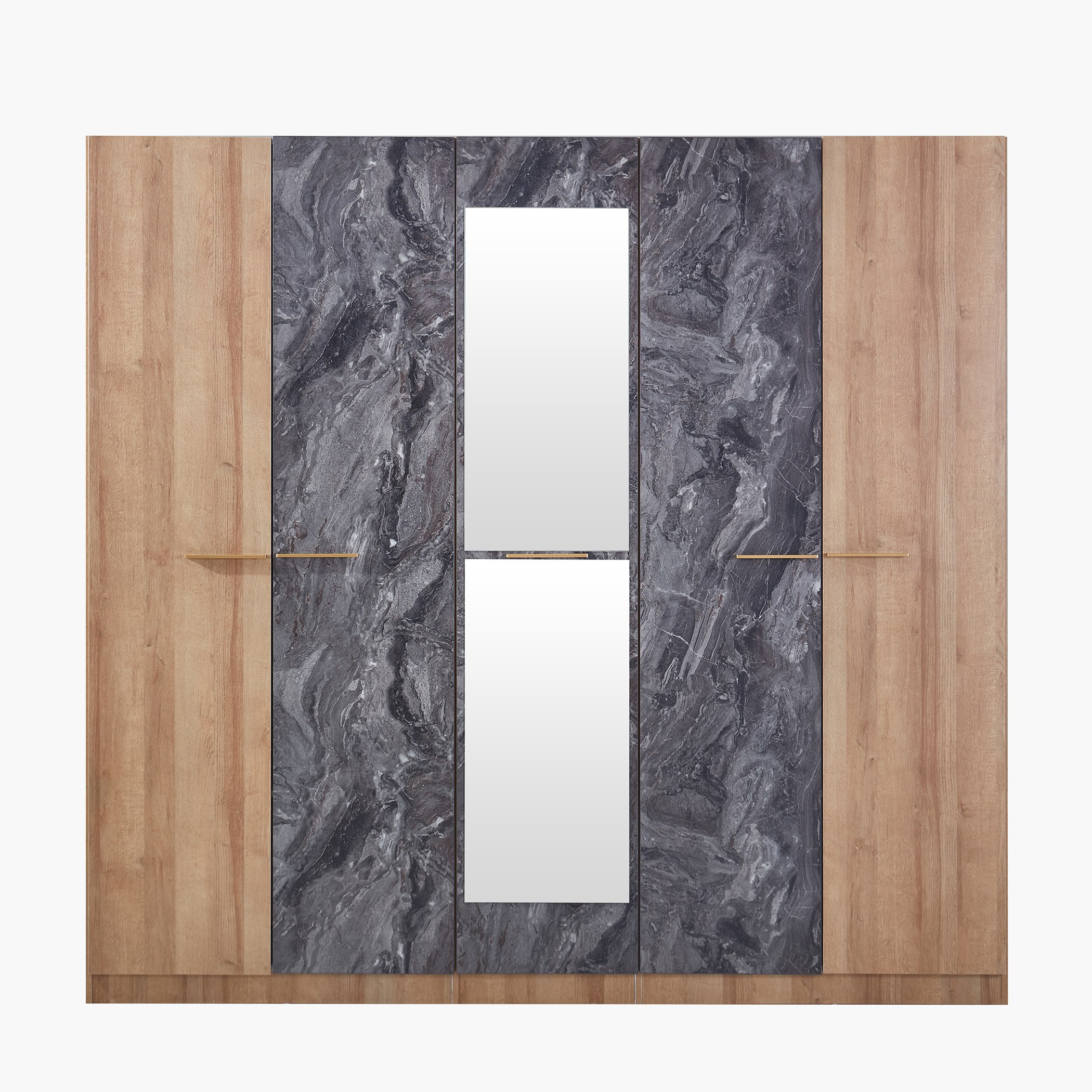 خزانة ملابس بـ 5 أبواب ومرآة من بالتيمور-hbxfurniture-wardrobes-image-2