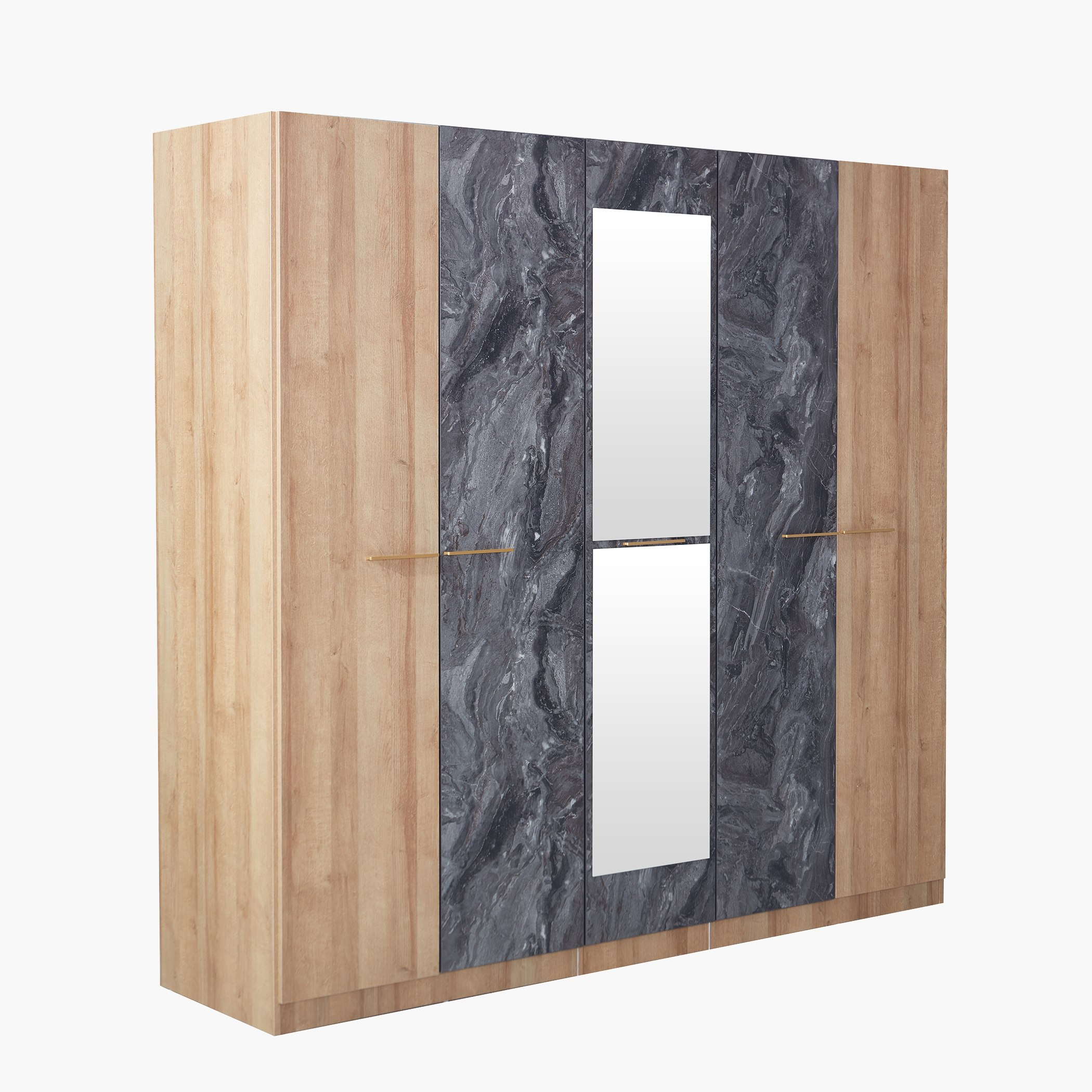 خزانة ملابس بـ 5 أبواب ومرآة من بالتيمور-hbxfurniture-wardrobes-image-4