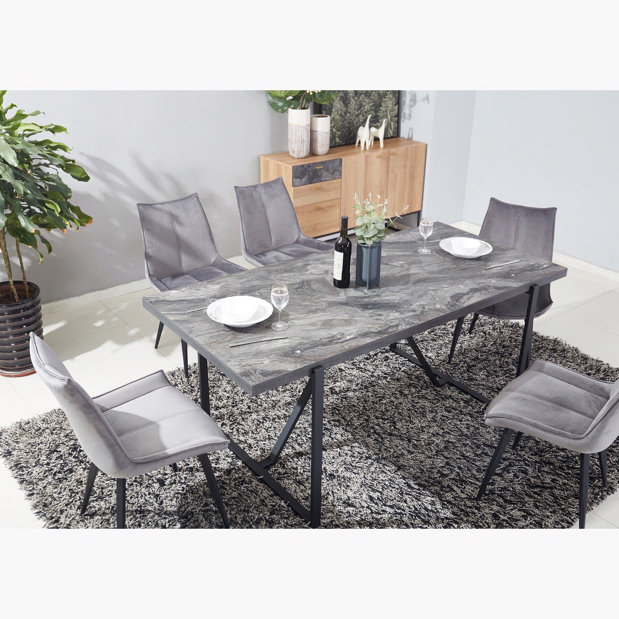 Baltimore 6-Seater Dining Set-hbxfurniture-diningtablesandsets-diningsets-sixseater-image-12