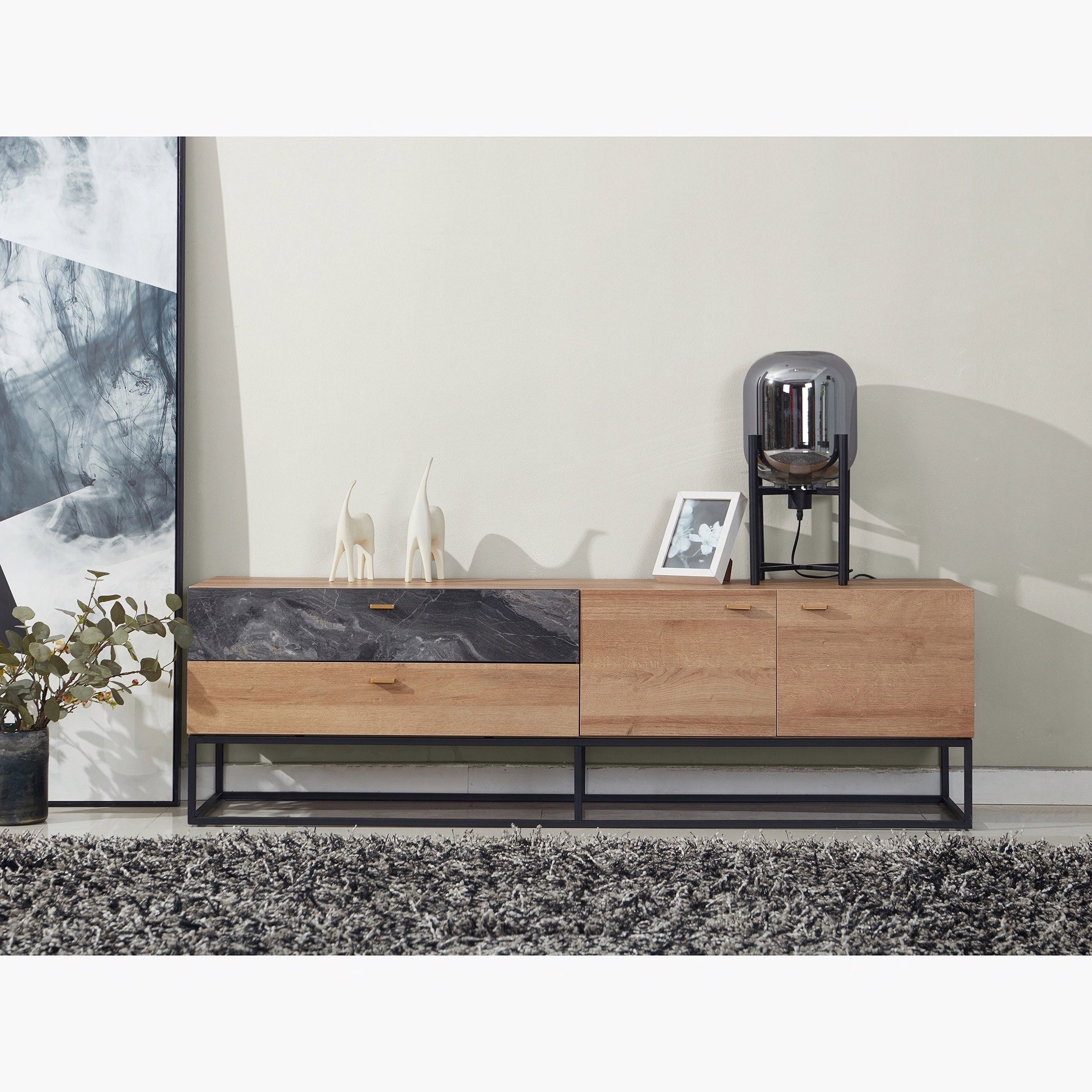 وحدة تلفزيون للأجهزة حتى 65 بوصة من بالتيمور-hbxlivingroom-mediaunitsandstorage-tvunits-image-1