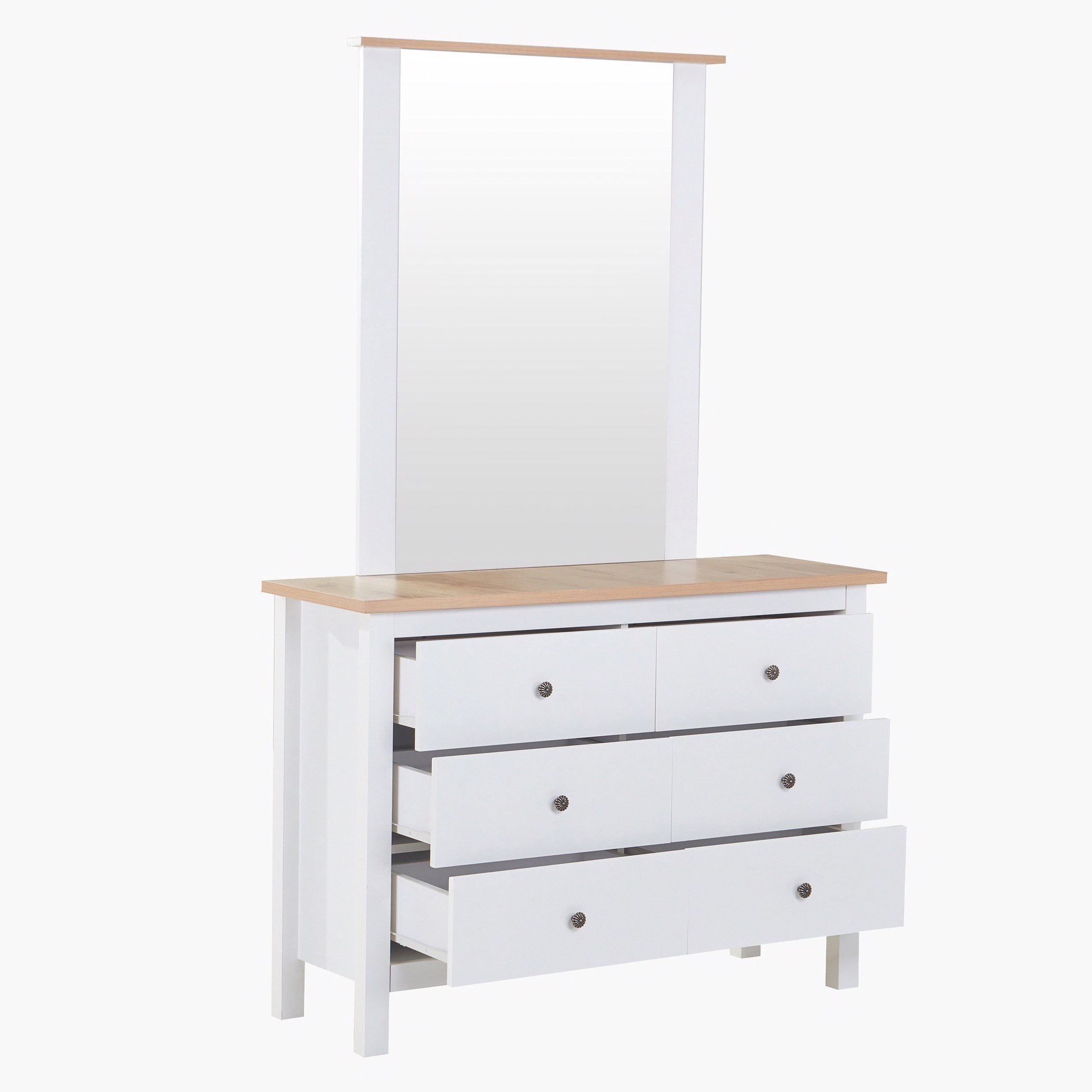مرآة دون طاولة تزيين مزدوجة 6 أدراج من هامبتون-hbxfurniture-kidsroom-kidsdressersandmirrors-image-5