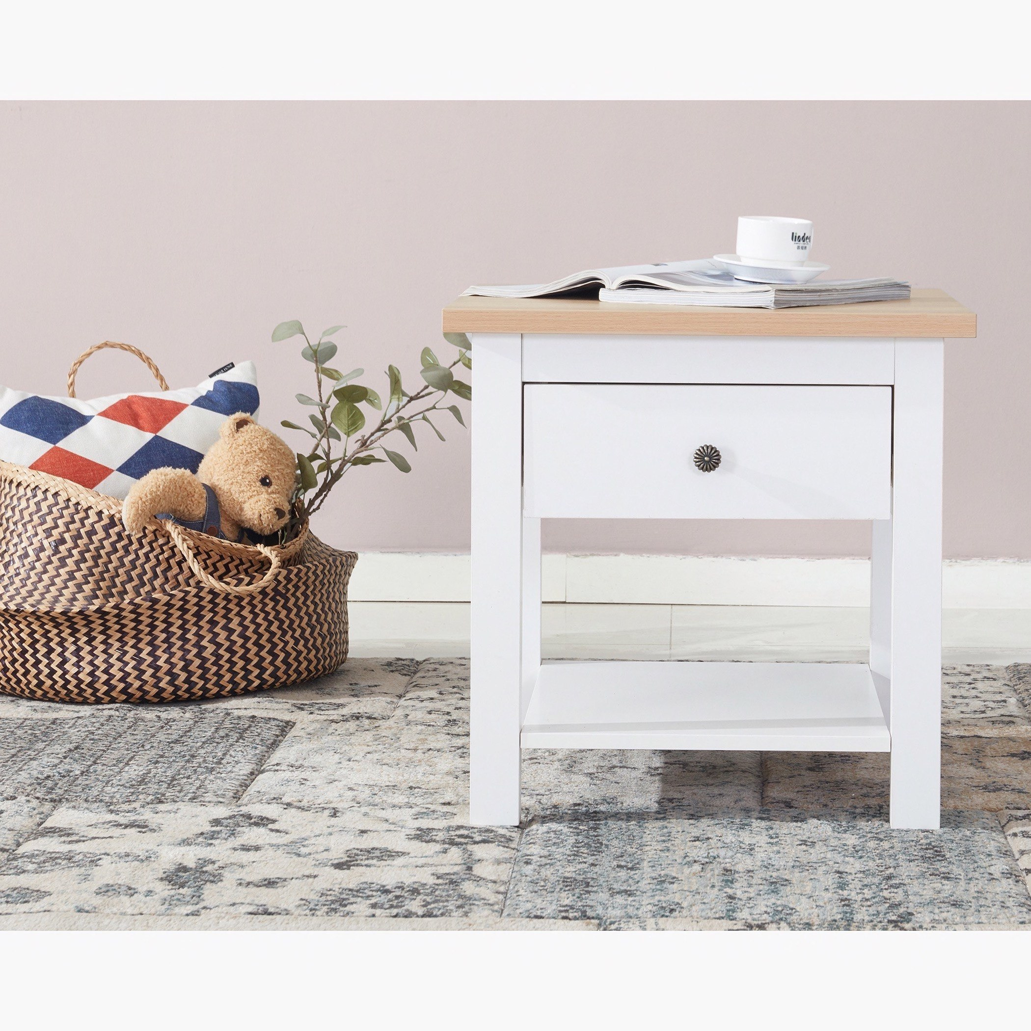 طاولة جانبية بدرج من هامبتونز-hbxfurniture-livingroom-endtables-image-1