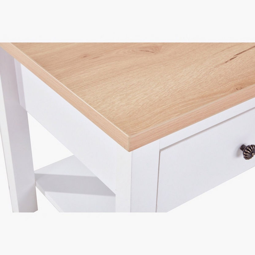 Hamptons End Table with Drawer-End Tables-image-3