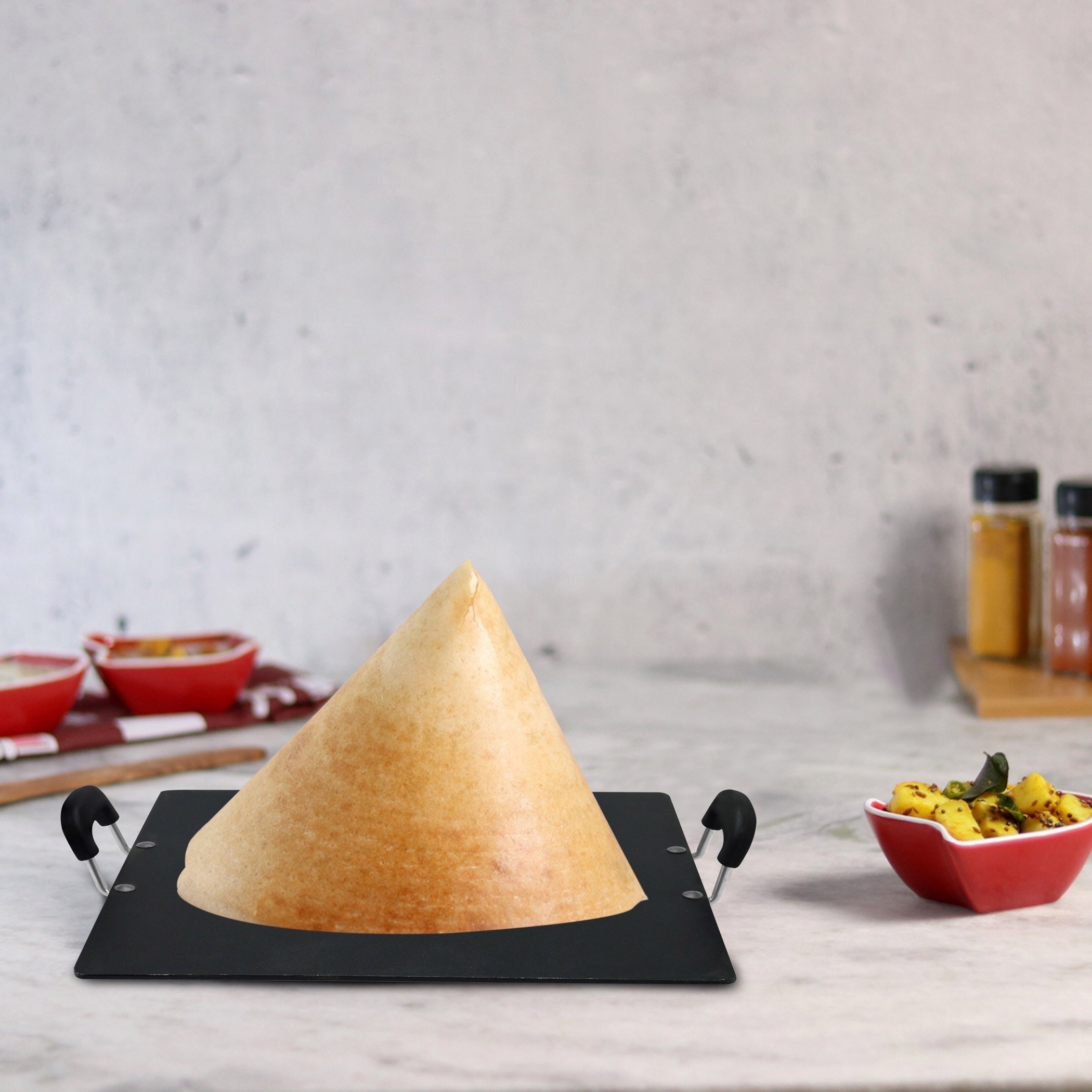 Fiona Multi-Purpose Non-Stick Flat Tawa - 32 cm-hbxhomeware-hbxkitchen-image-1