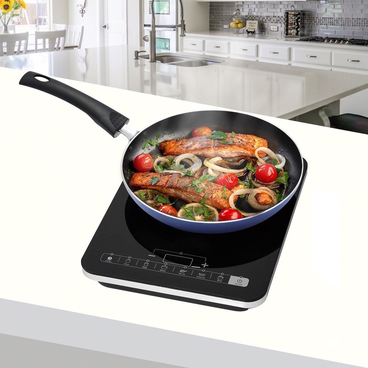 مقلاة غير لاصقة بقاعدة حث من فيونا - 24 سم-hbxkitchen-kitchenware-foodpreparation-image-1