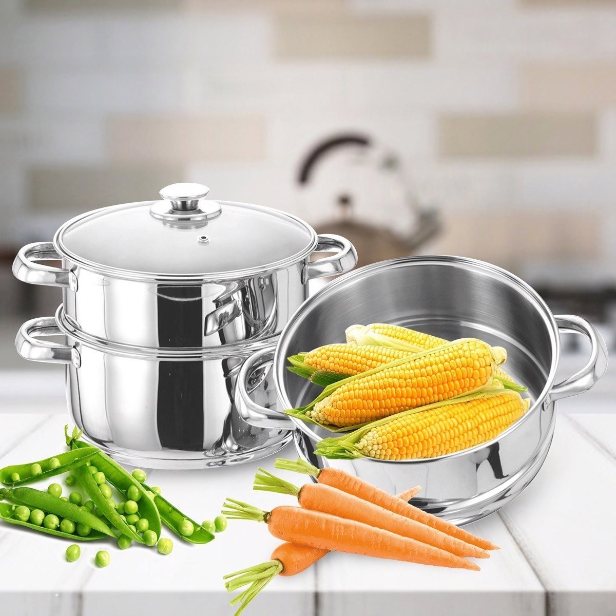 Fiona 3-Tier Steamer with Lid - 20 cm-hbxhomeware-hbxkitchen-image-2
