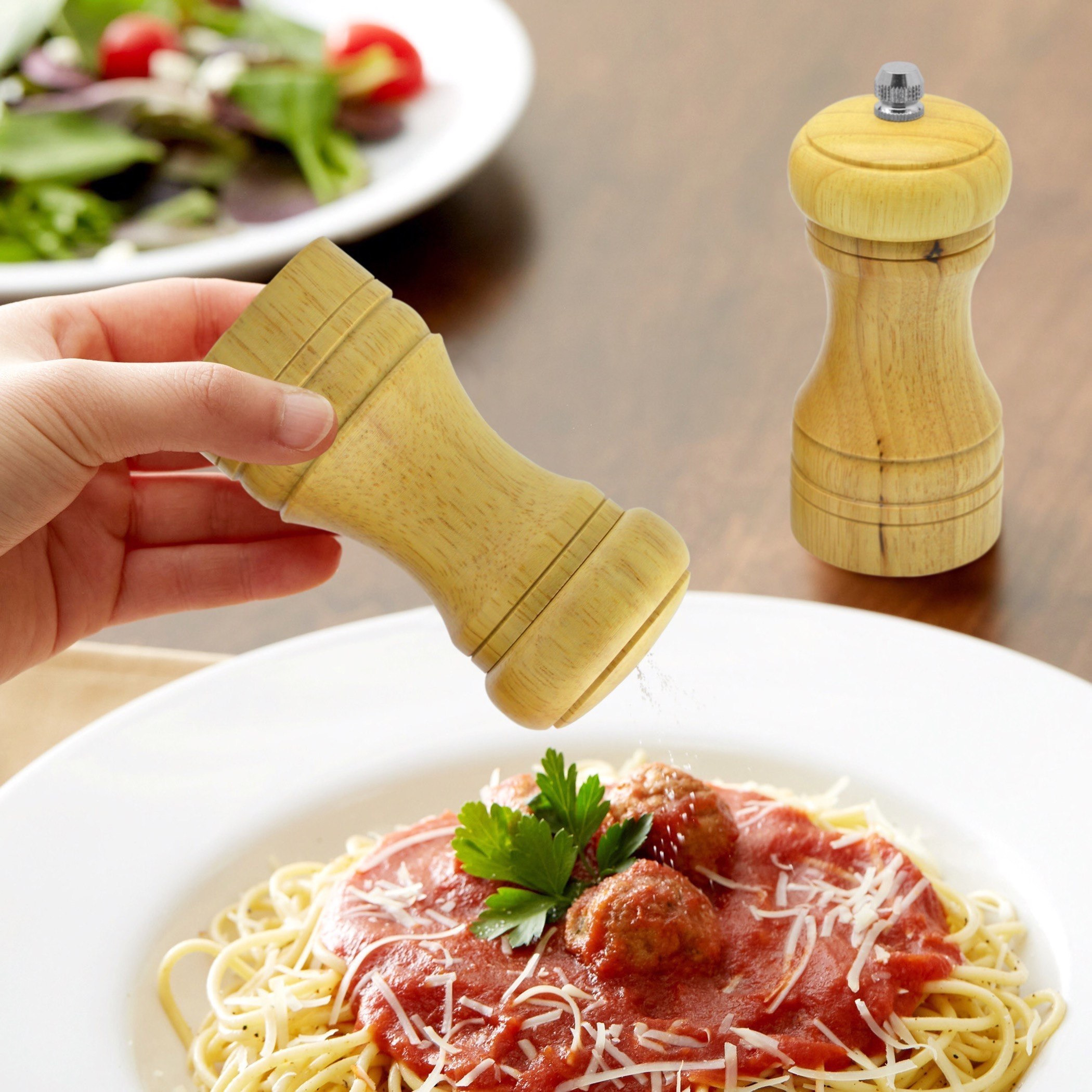 Fiona Wooden Salt and Pepper Mill-hbxhomeware-hbxkitchen-image-1