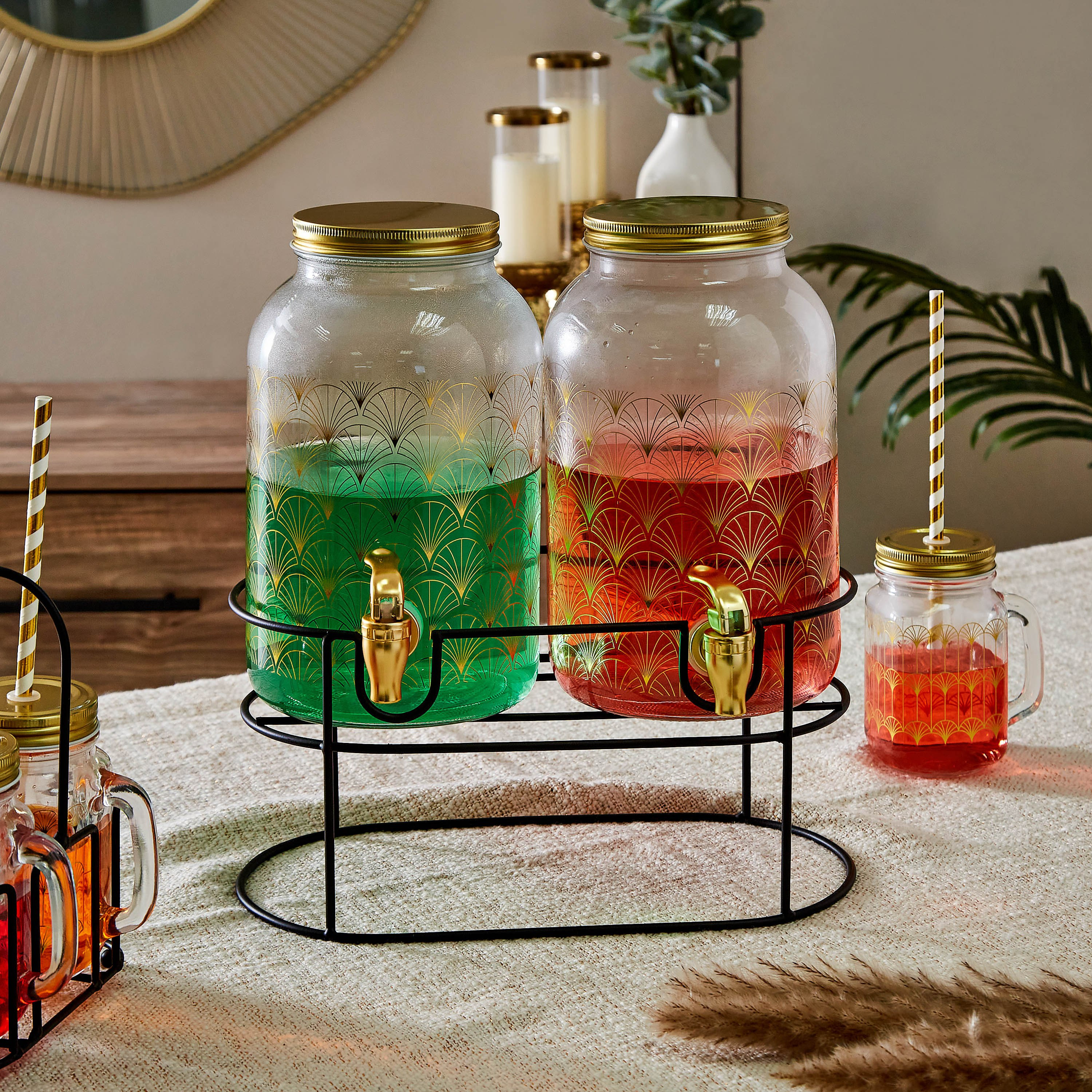 موزّع مشروبات مزدوج مع حامل من مافيريك- 3.7 لتر-hbxhomeware-hbxkitchen-image-1