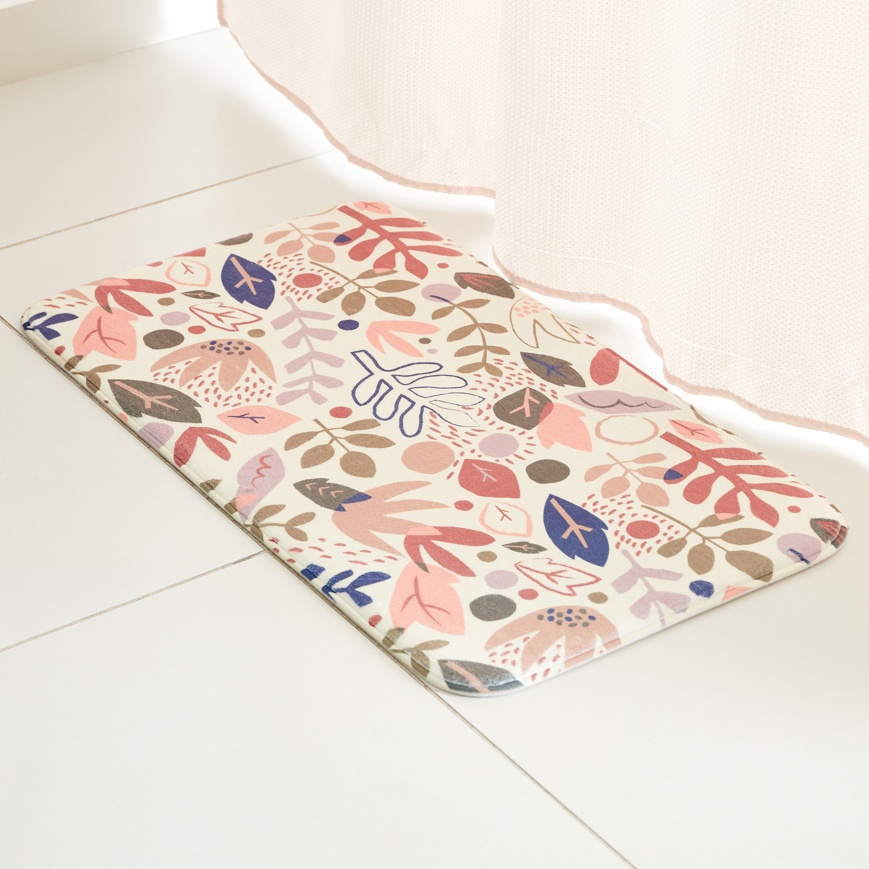 Aurora Flora Foam Printed Bath Mat - 45x75 cm-PROMO_HB_AE_B1G1_250925-image-1