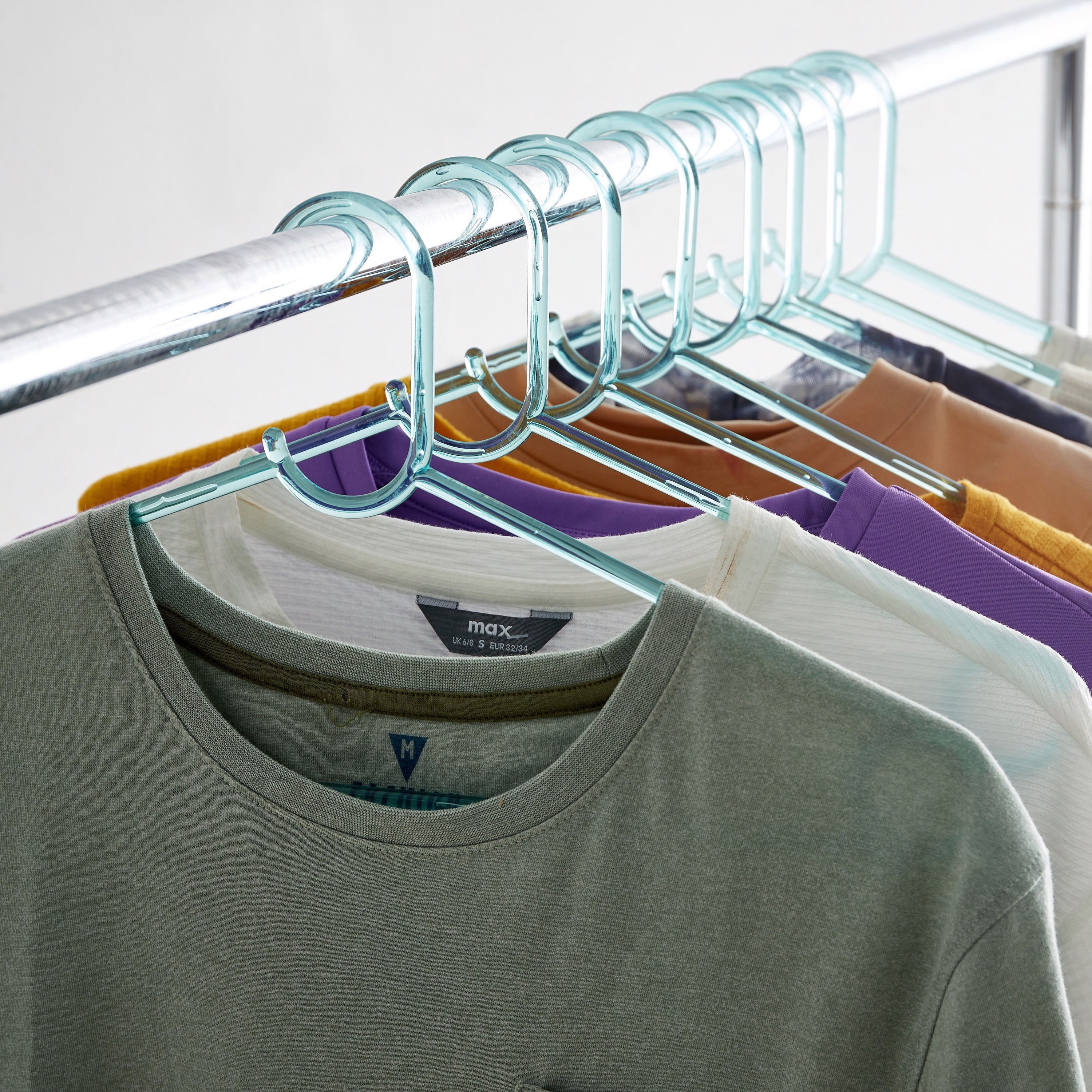طقم علّاقات بلاستيك 8 قطع من فيجا - 42.5x20.5 سم-hbxhomeware-bathandlaundry-clothesdryingracks-image-4