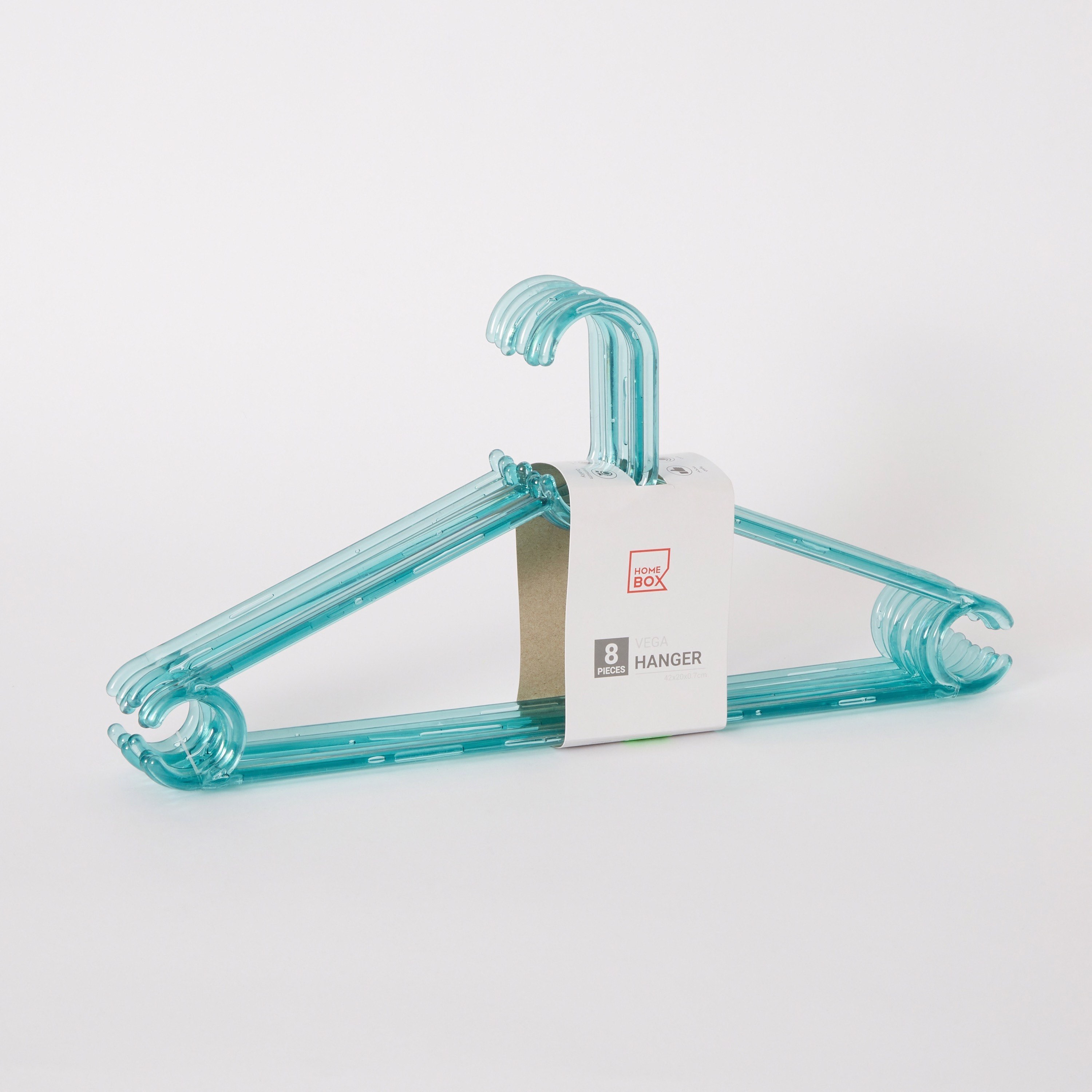 طقم علّاقات بلاستيك 8 قطع من فيجا - 42.5x20.5 سم-hbxhomeware-bathandlaundry-clothesdryingracks-image-5