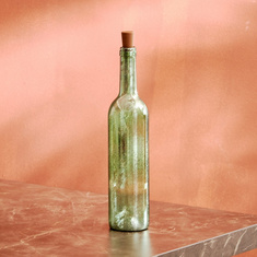 Orla Glass Bottle with Micro LED - 8x8x35 cms