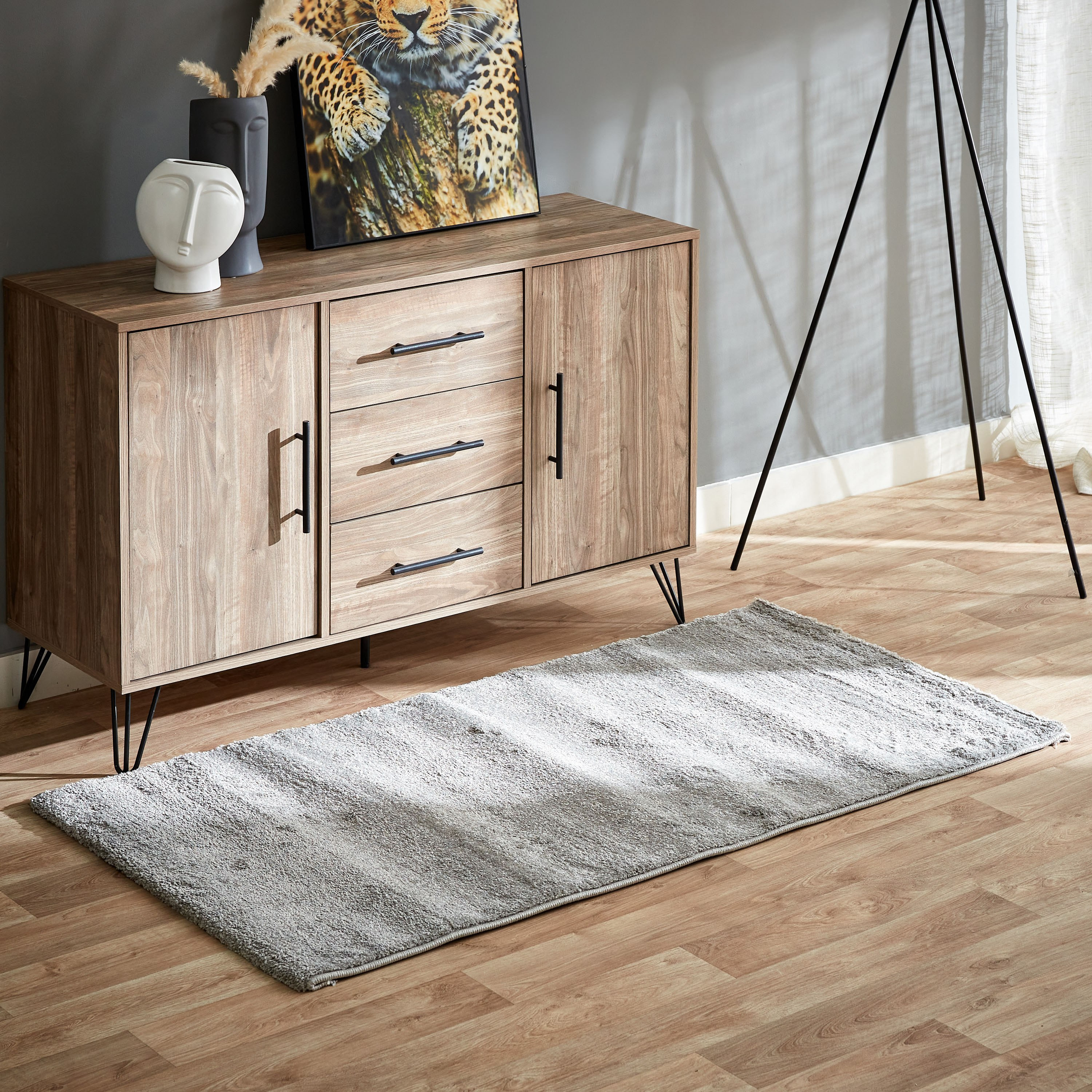 سجادة بولي بروبلين كثيفة مقاومة للبقع من وينزا - 80x150 سم-hbxdecorandfurnishings-floorcoverings-rugs-image-1
