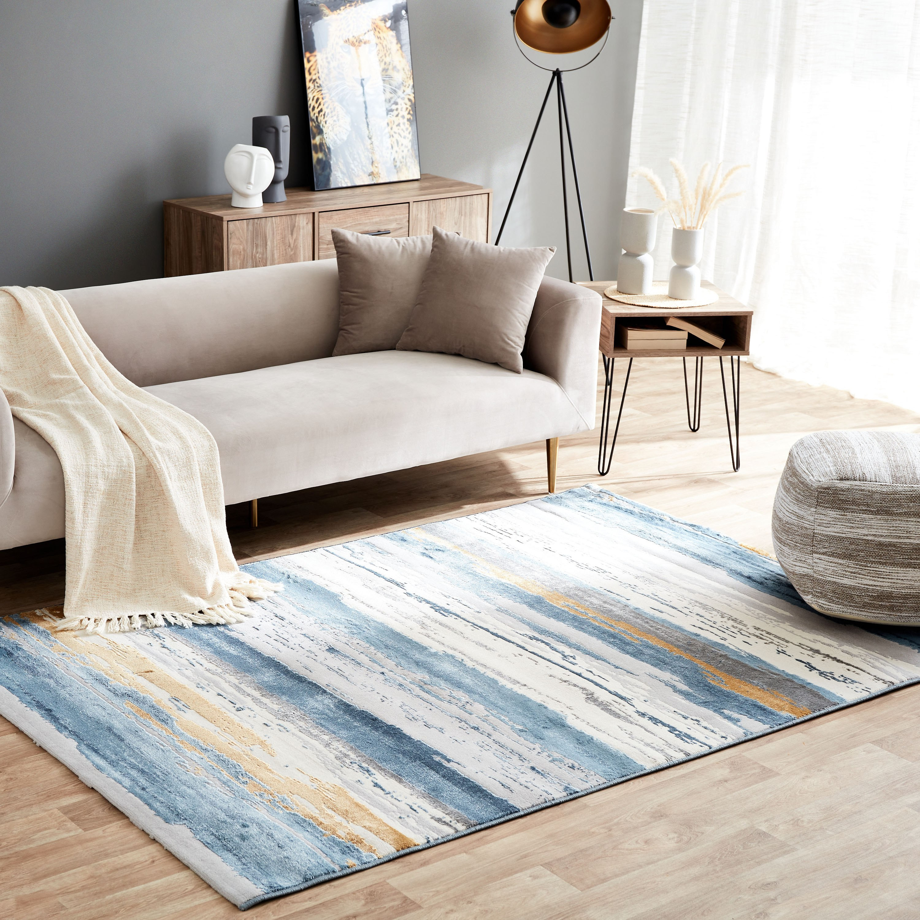 سجادة بولي بروبلين مقاومة للبقع من كاستيلو فيرف - 160x230 سم-hbxdecorandfurnishings-floorcoverings-rugs-image-1