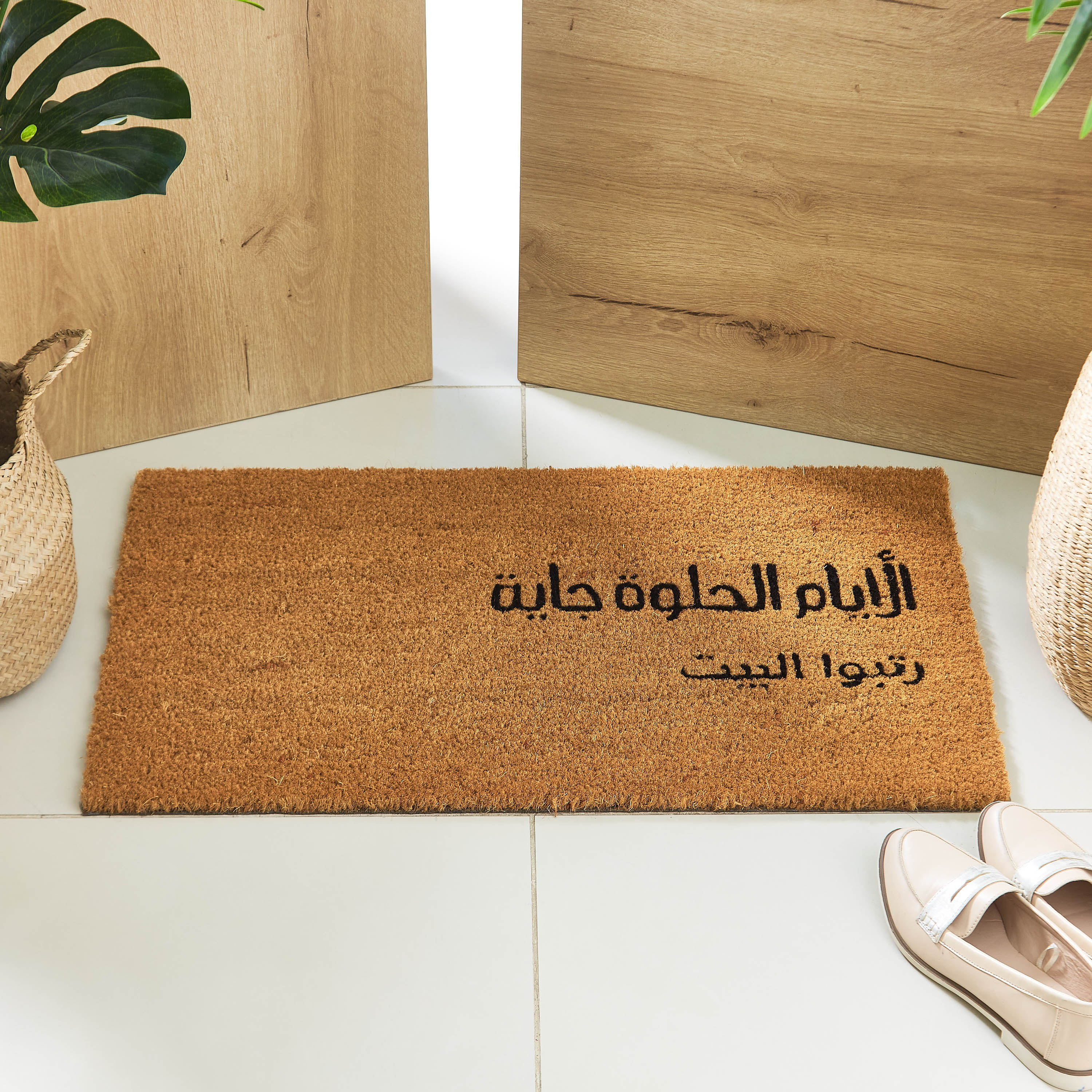 سجادة باب من ألياف جوز الهند بطبعات بيتر دايز - 45x75 سم-PROMO_HB_AE_B1G1_250925-image-1