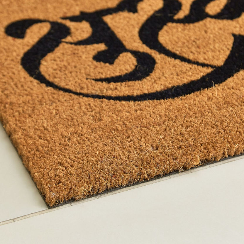 Indie Vibe Suswagatam Printed Coir Doormat - 45x75 cm-Door Mats-image-2