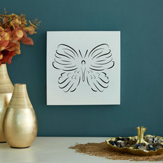 Orla 8-LED Butterfly Spray Paint Frame - 30x2.8x30 cms