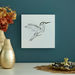 Orla 8-LED Bird Spray Painted Frame - 30x2.8x30 cm-Framed Pictures-thumbnailMobile-0