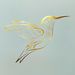 Orla 8-LED Bird Spray Painted Frame - 30x2.8x30 cm-Framed Pictures-thumbnailMobile-3