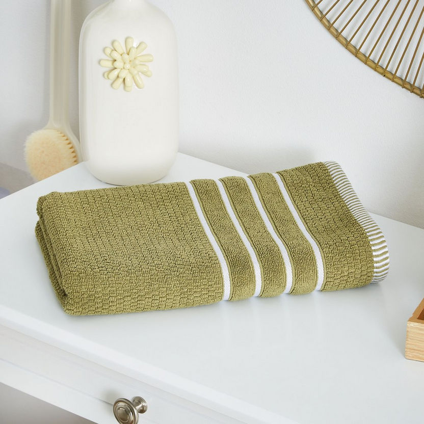 Popcorn Cotton Bath Towel - 68x136 cm-Bathroom Textiles-image-1