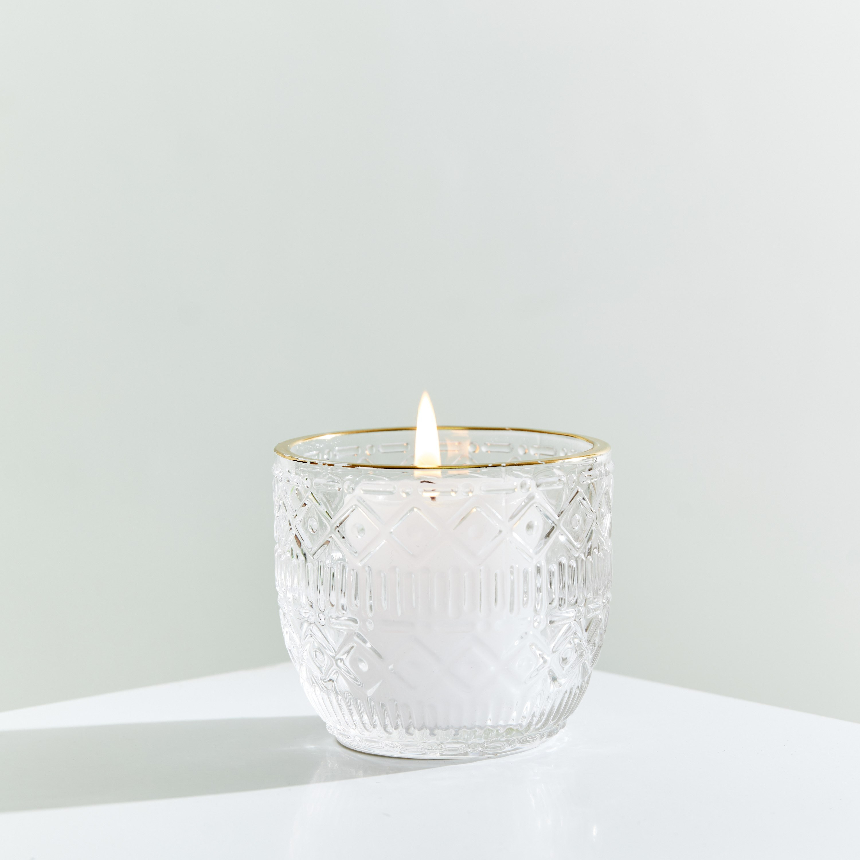 حامل شموع فوتيف زجاج أزتيك من إلينور - 6.5x5.5 سم-hbxlivingroom-decorandaccessories-candleholders-image-1