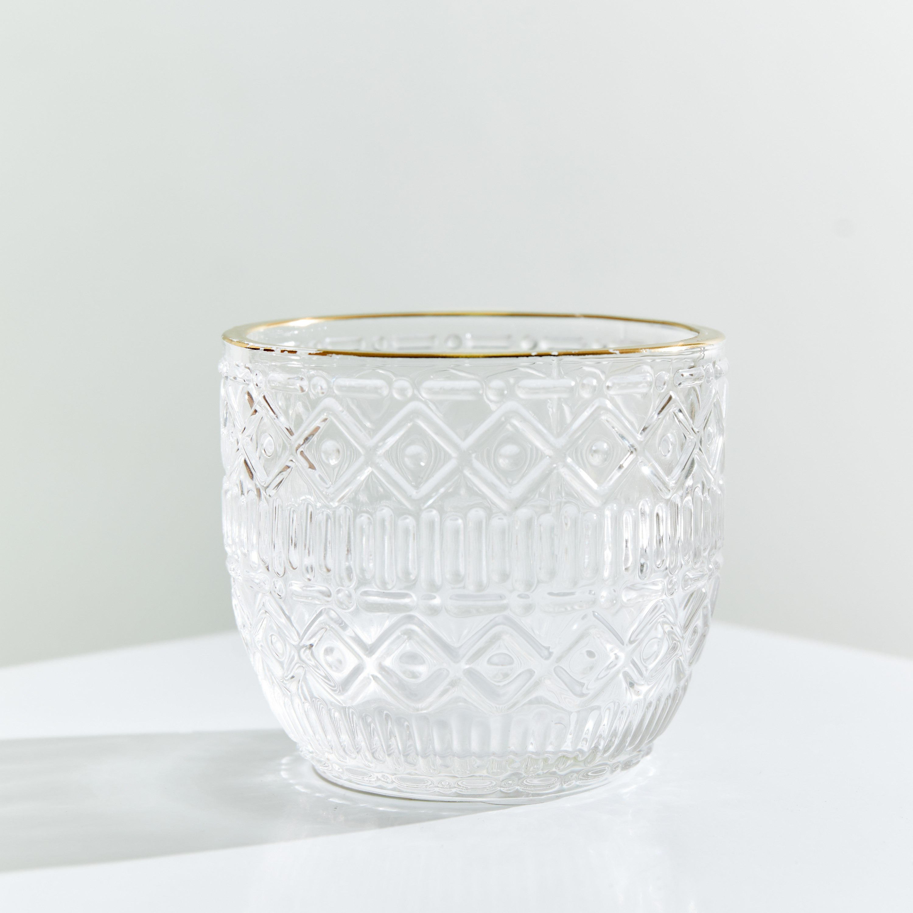 حامل شموع فوتيف زجاج أزتيك من إلينور - 6.5x5.5 سم-hbxlivingroom-decorandaccessories-candleholders-image-2